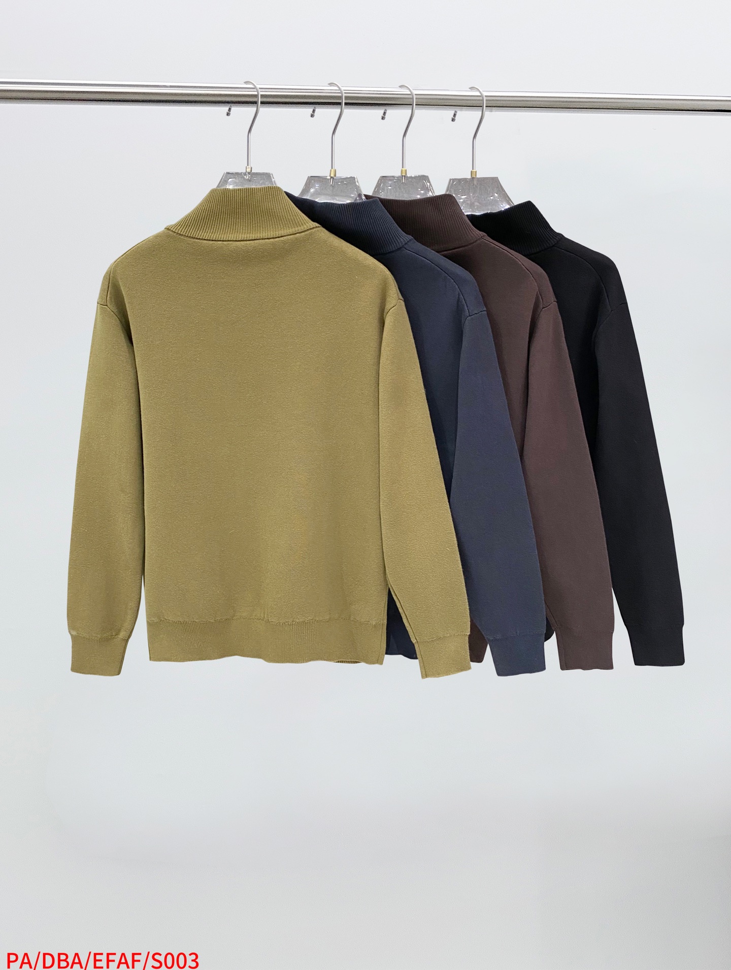 Prada Couple Basic Clothing Wool Black Slim Fit S-m-xl