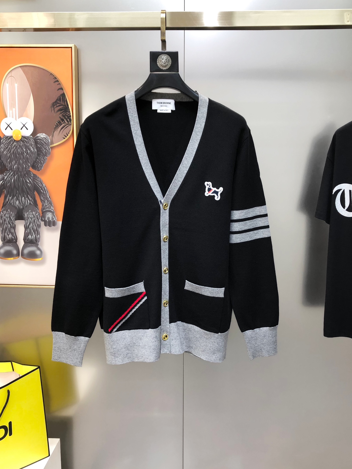 Thom Browne Male Basic Clothing Cotton Black M-l-xl