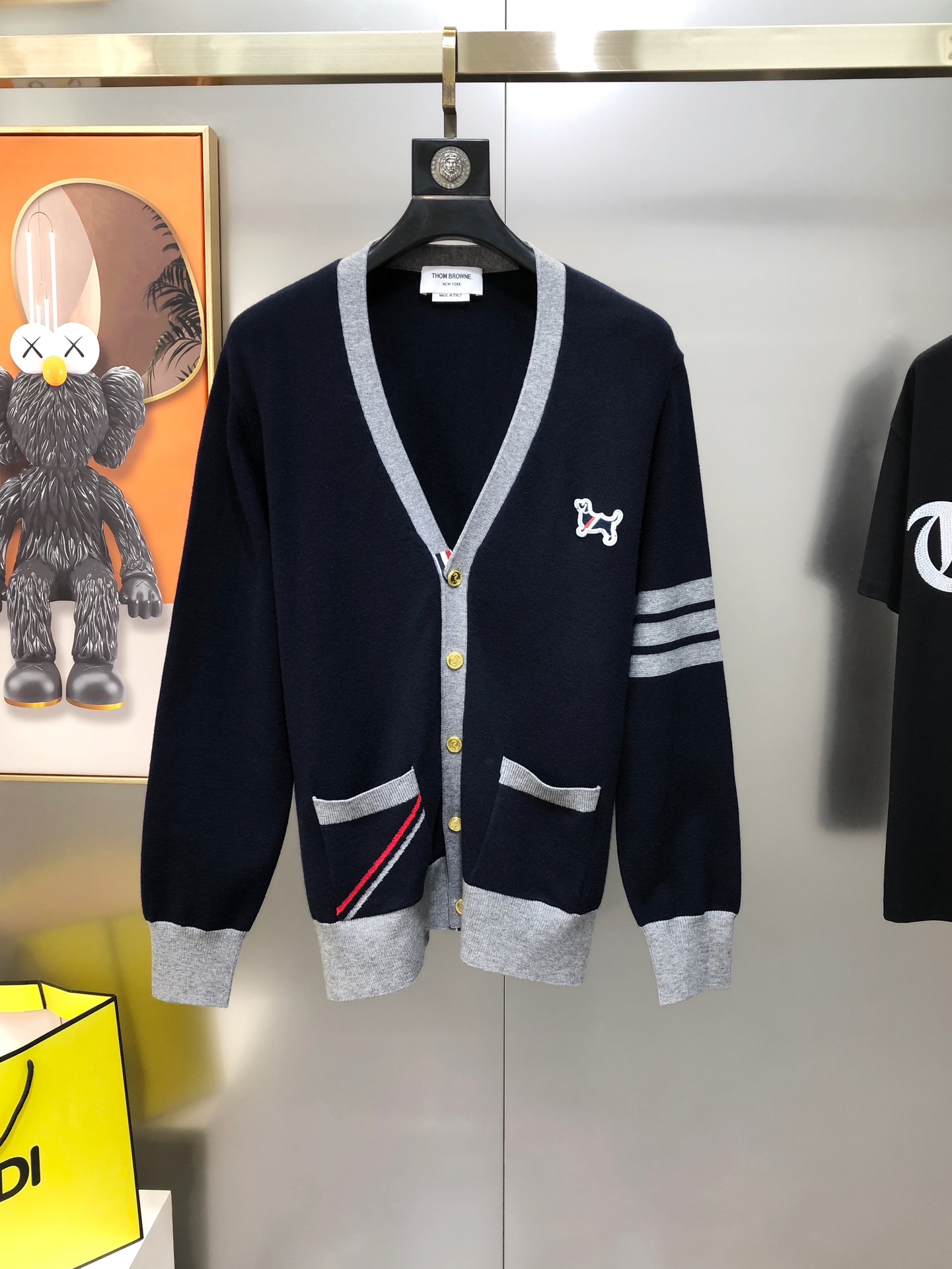 Thom Browne Male Basic Clothing Cotton Black M-l-xl