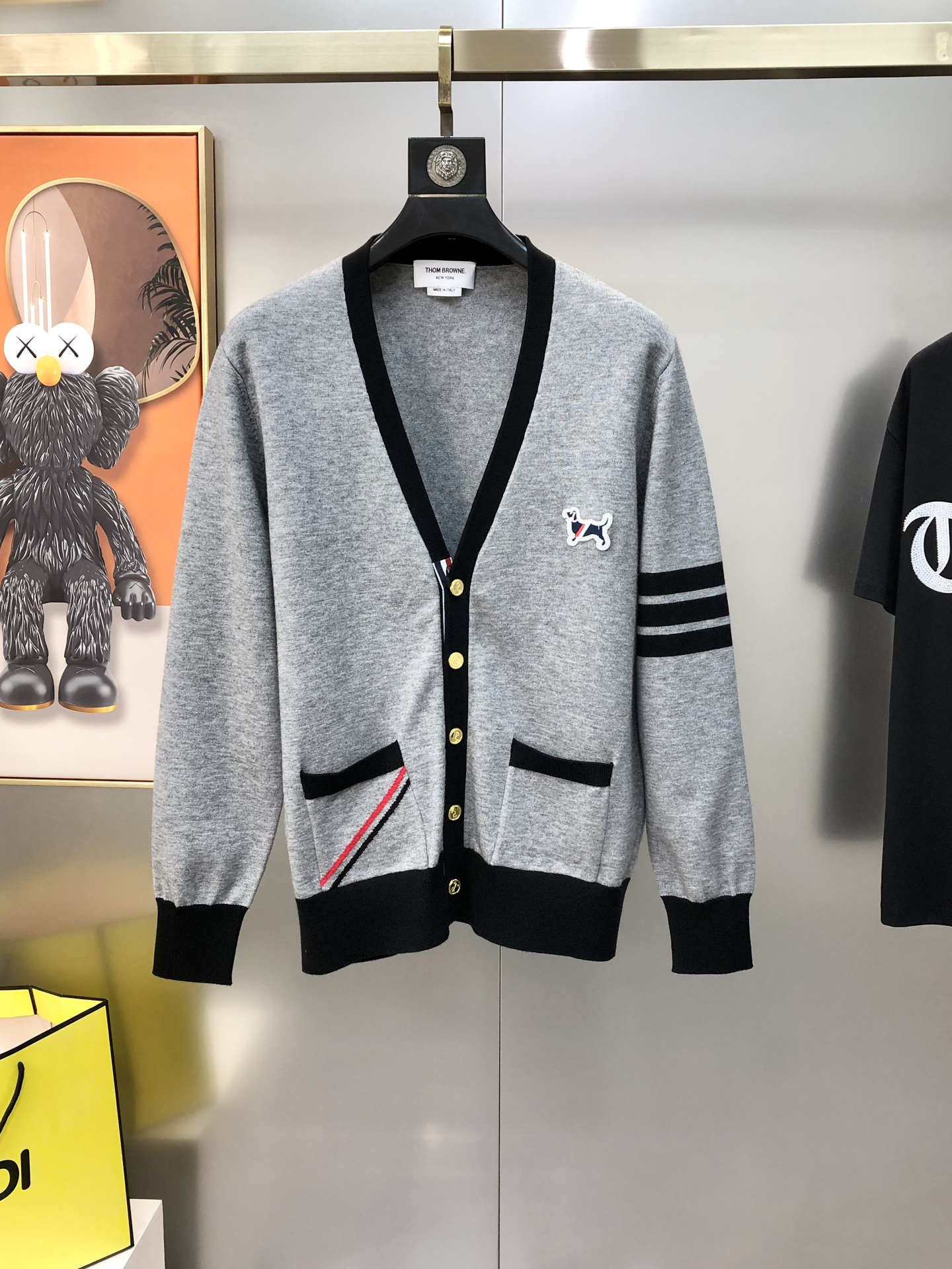 Thom Browne Male Basic Clothing Cotton Black M-l-xl
