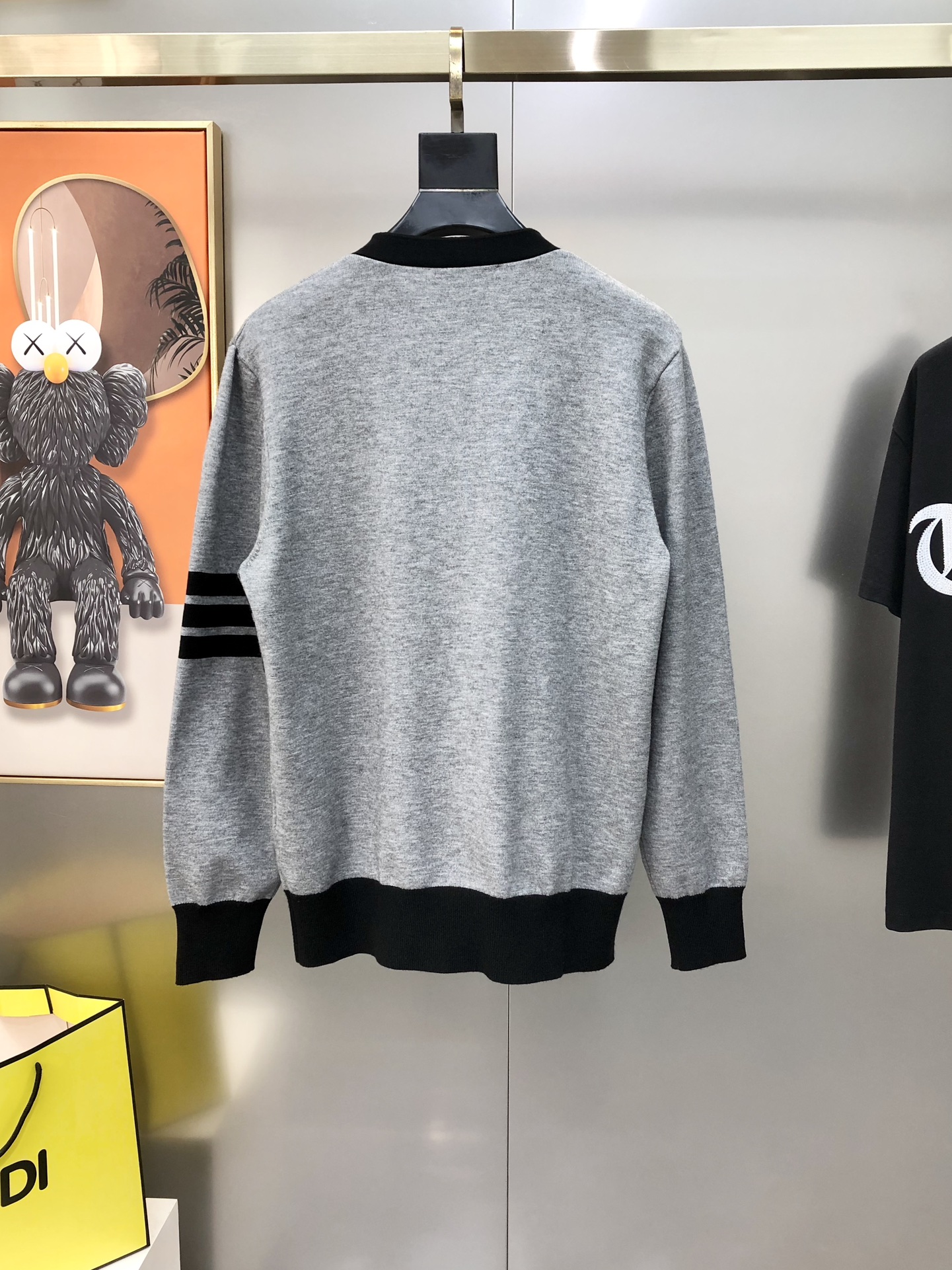 Thom Browne Male Basic Clothing Cotton Black M-l-xl