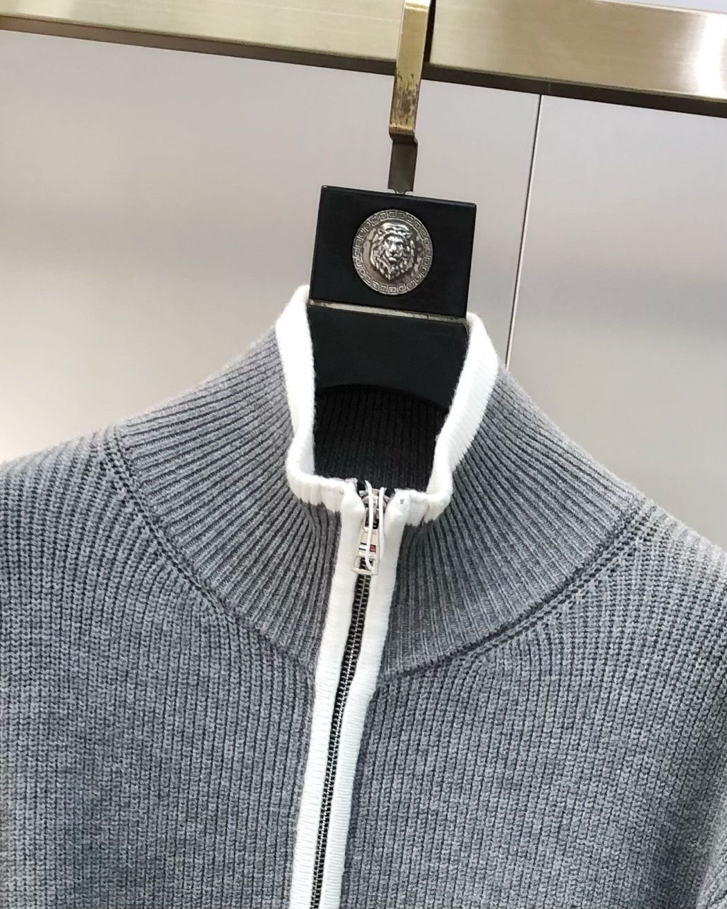 Thom Browne Male Basic Clothing Wool Blue M-xl