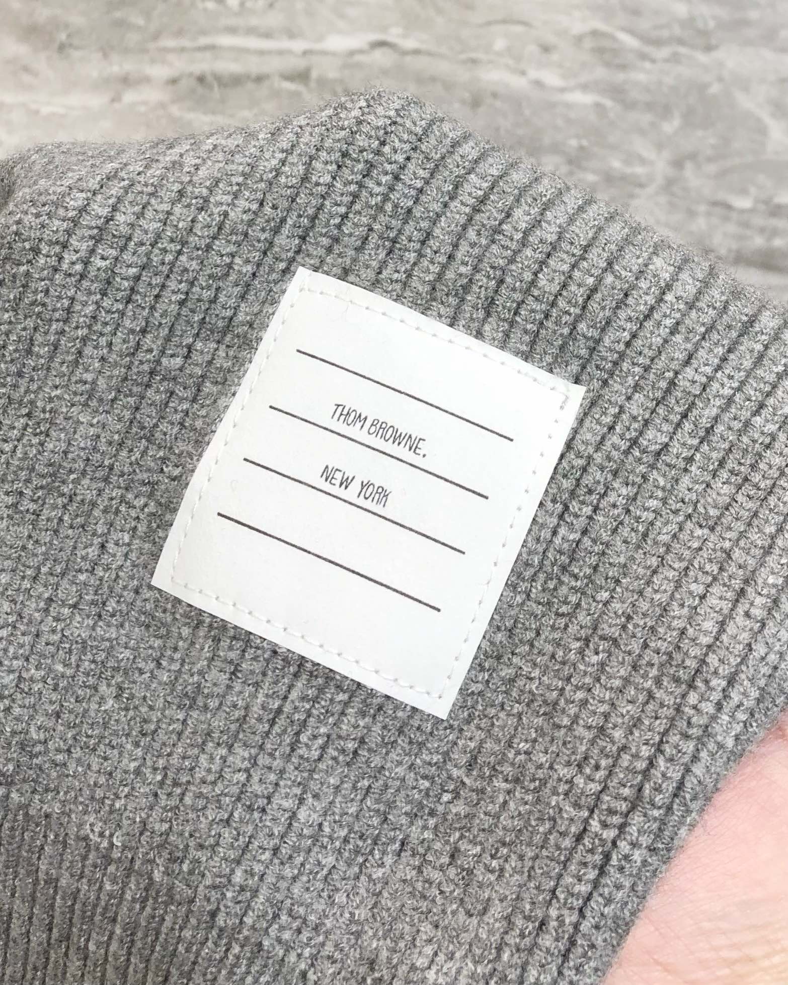Thom Browne Male Basic Clothing Wool Blue M-xl