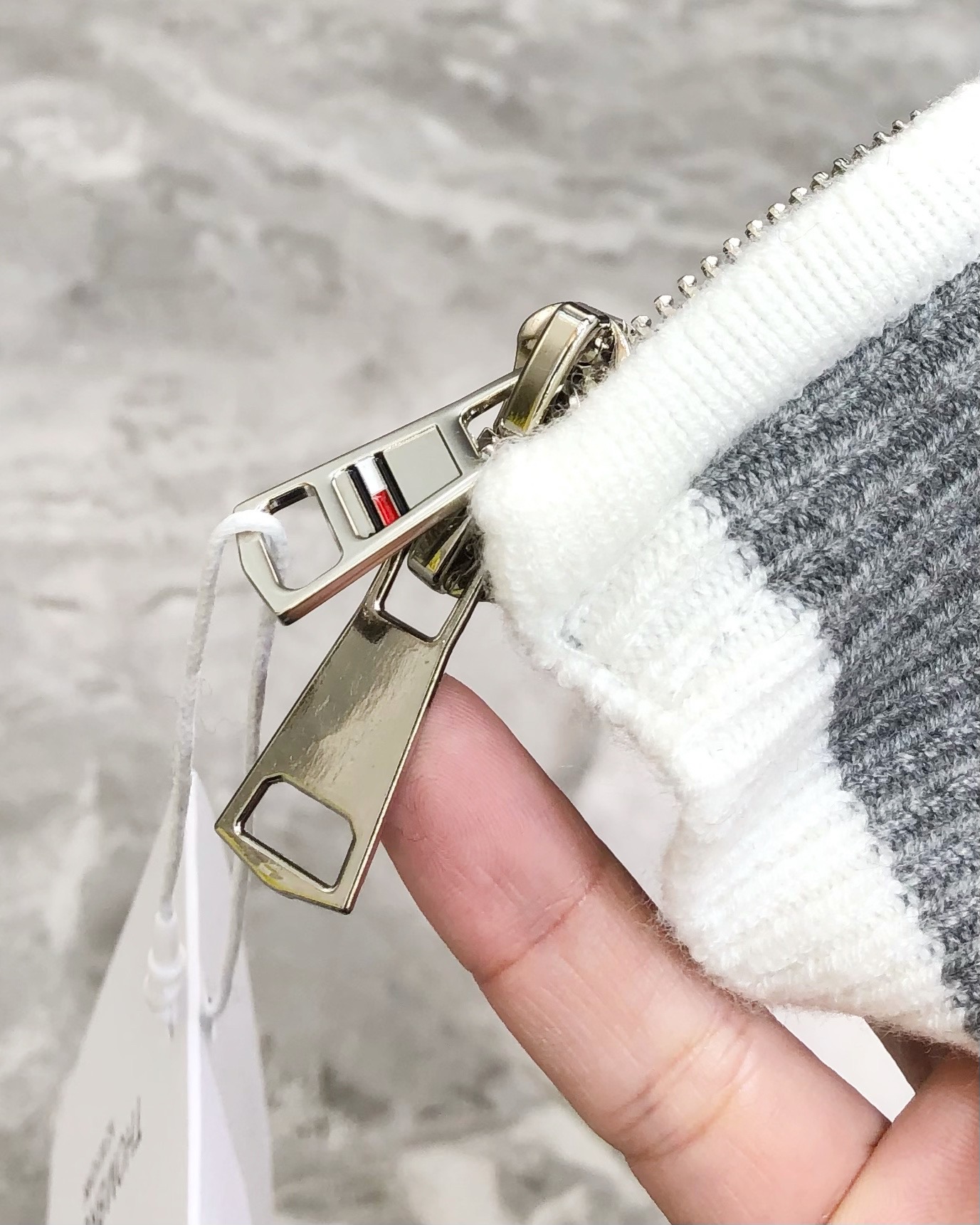 Thom Browne Male Basic Clothing Wool Blue M-xl