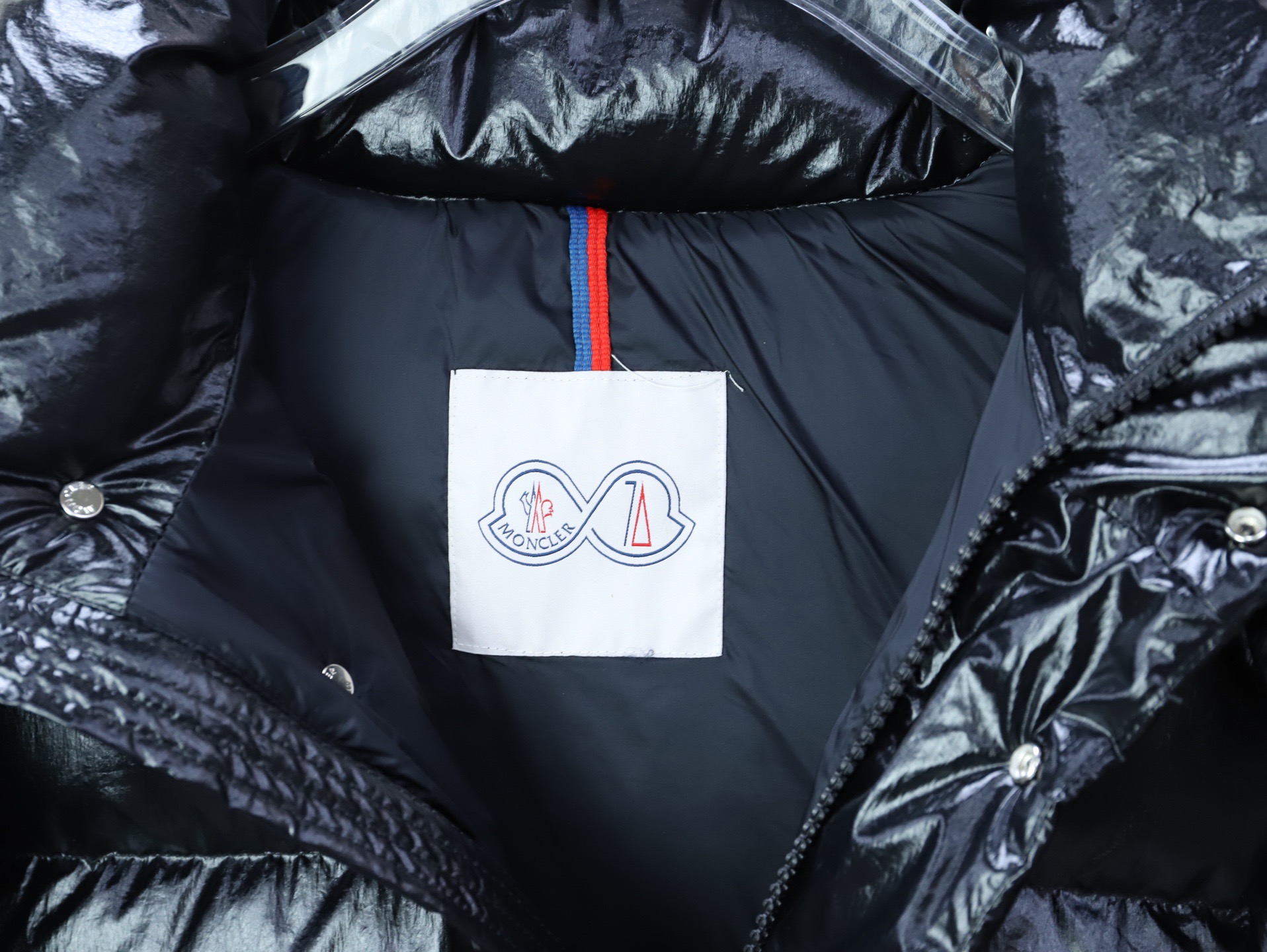 Moncler Down Jacket White Duck Down Black M-l-xl