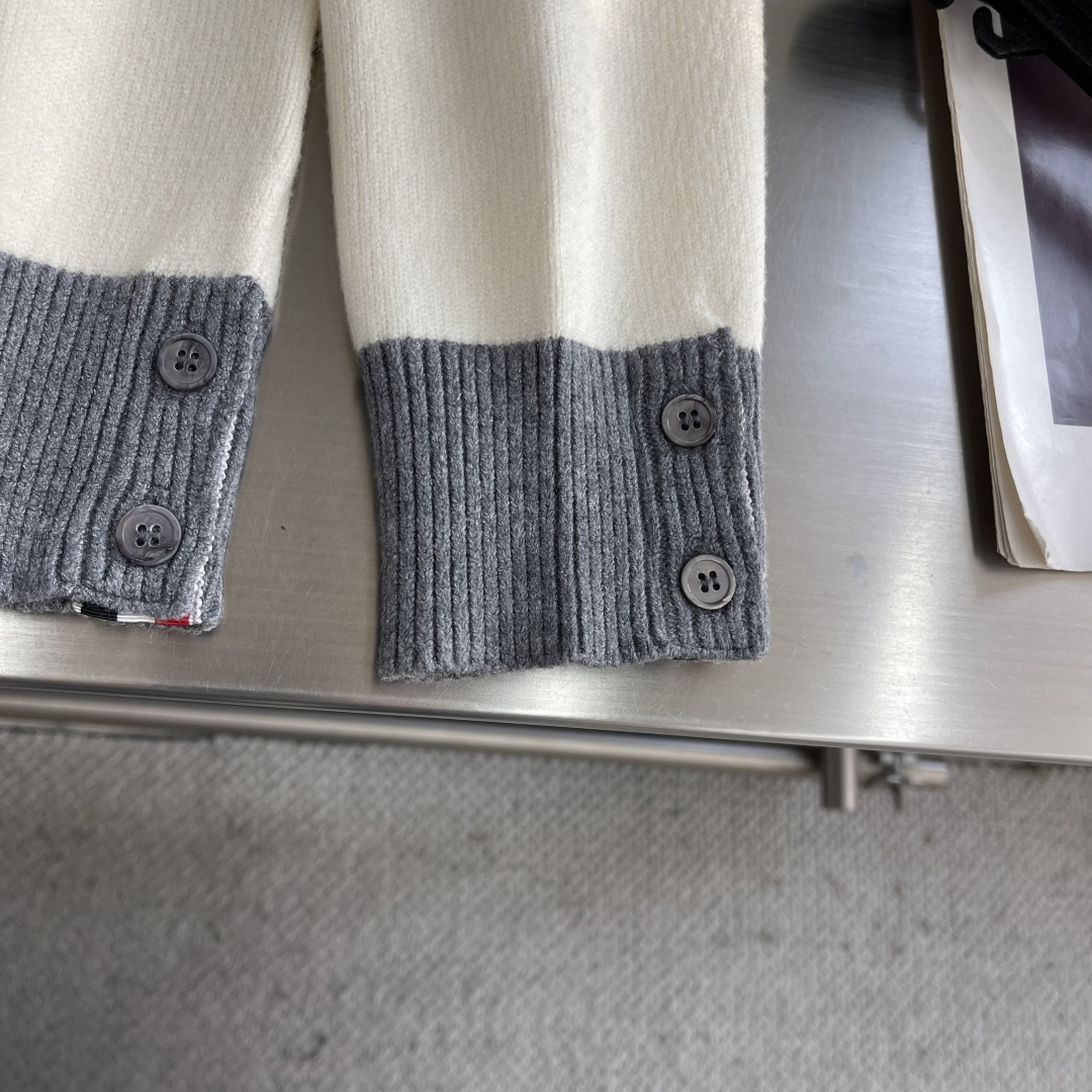 Thom Browne Couple Basic Clothing Wool