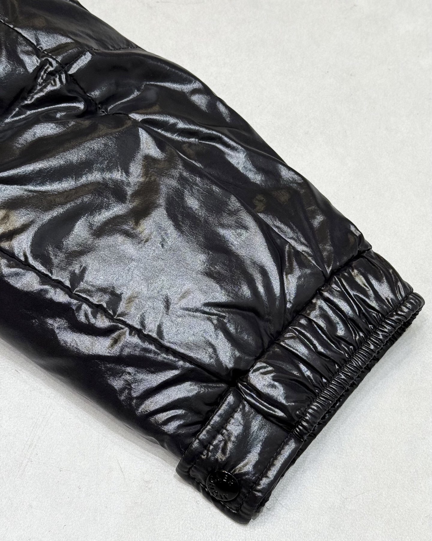 Moncler Down Jacket White Duck Down Black M-l-xl
