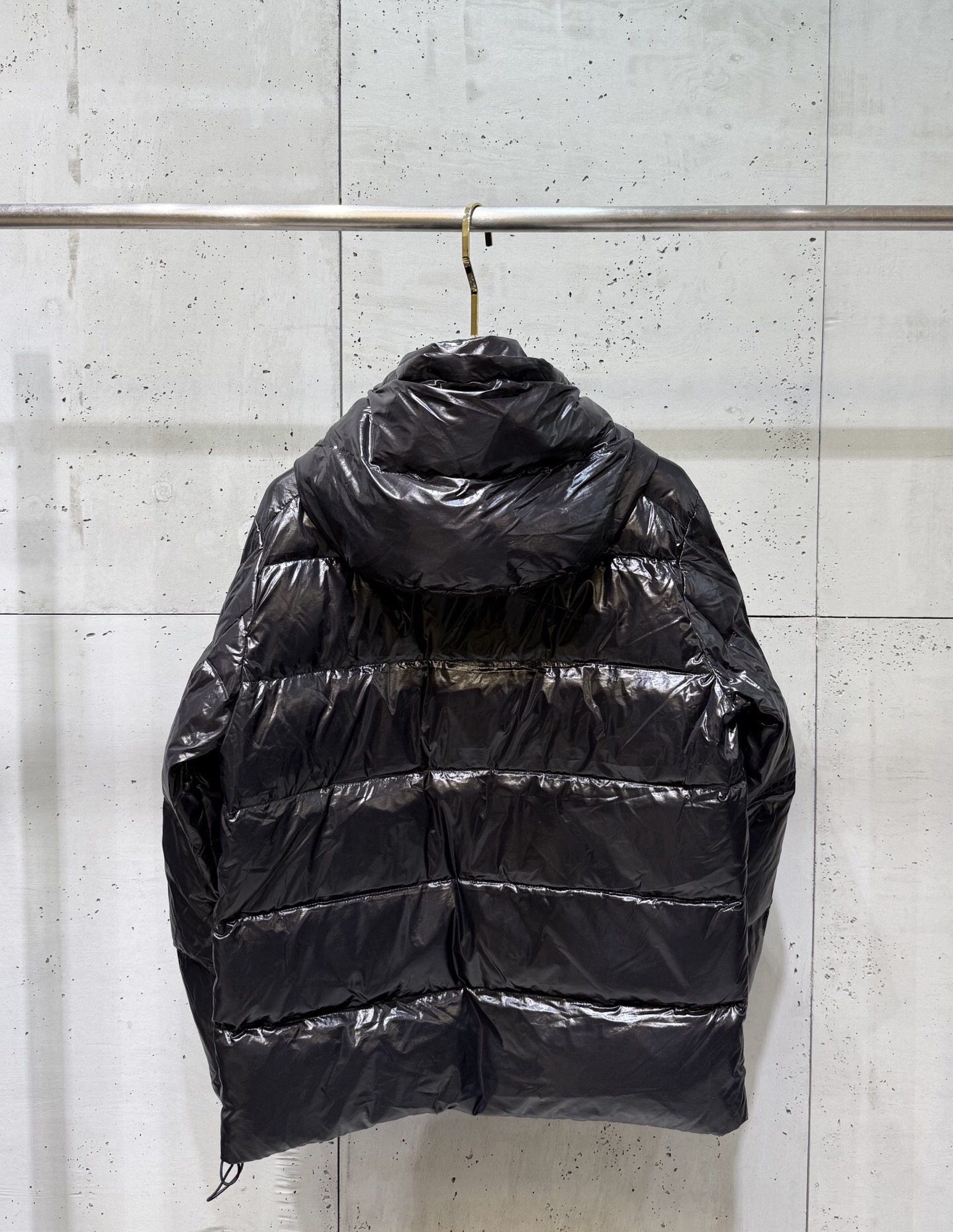 Moncler Down Jacket White Duck Down Black M-l-xl