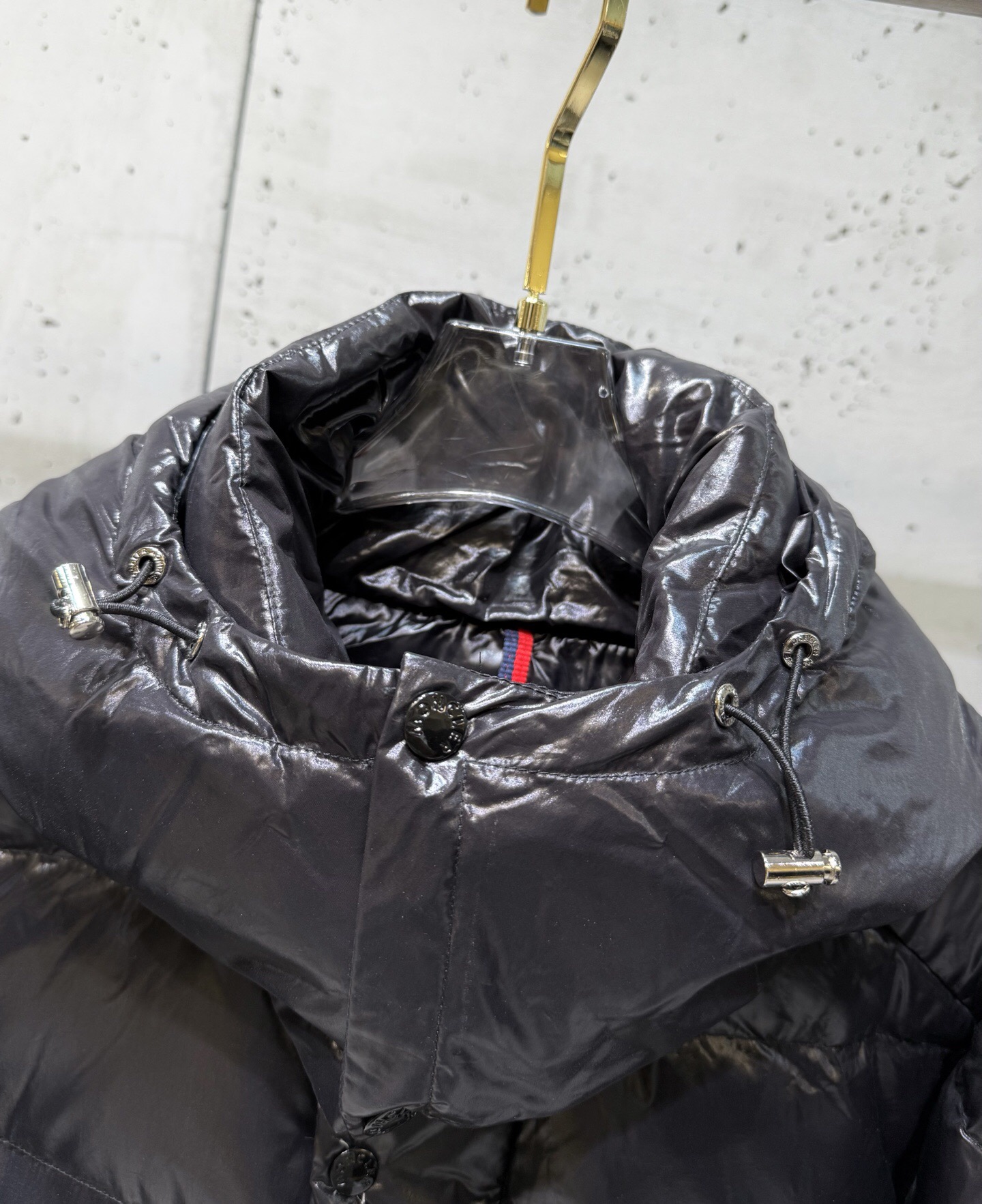 Moncler Down Jacket White Duck Down Black M-l-xl