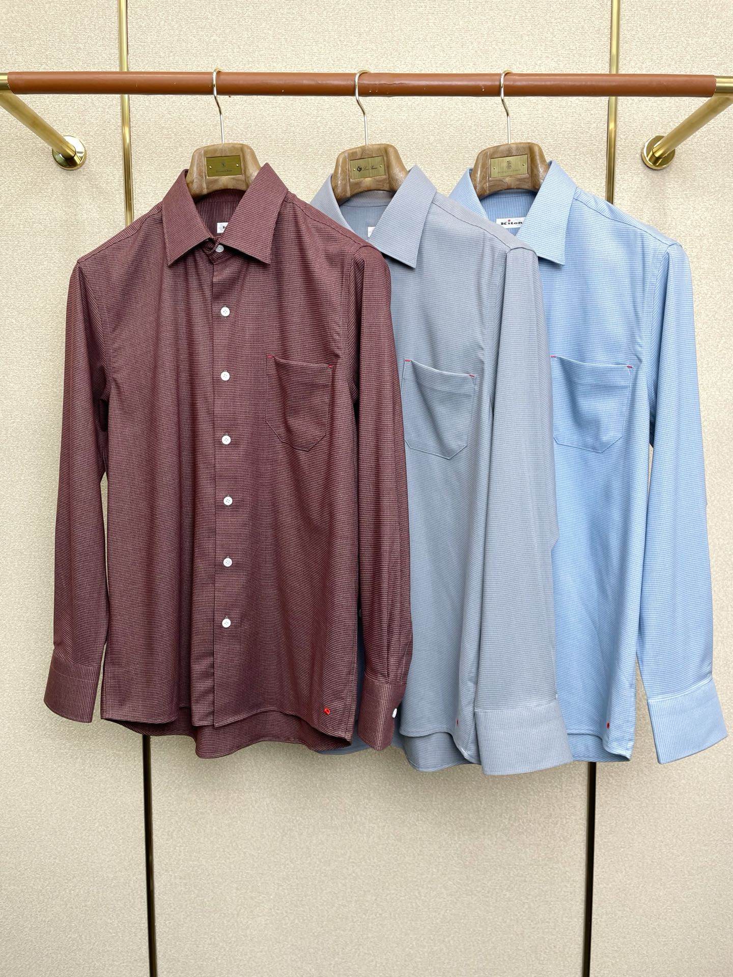Kiton Male Shirt