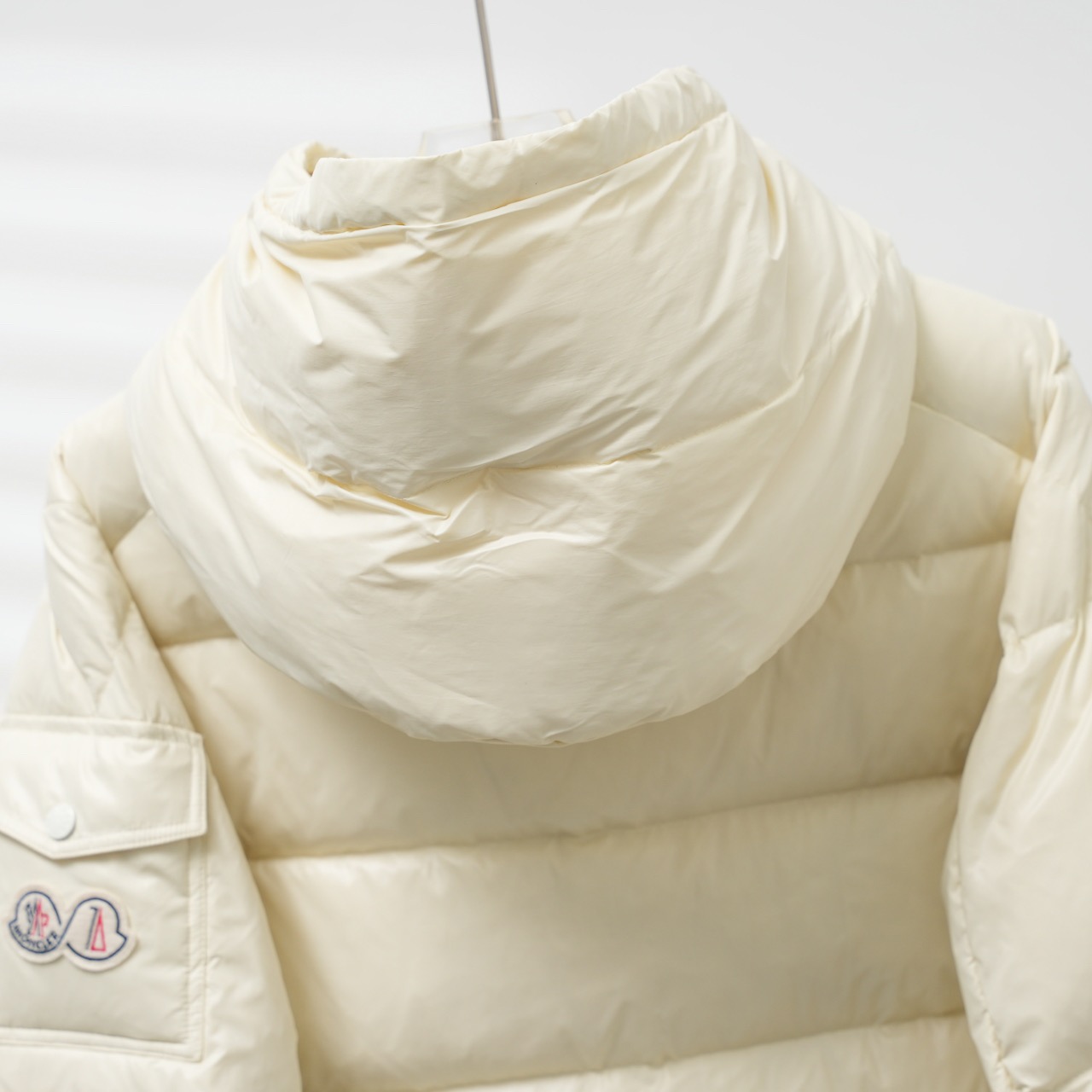 Moncler Down Jacket White Duck Down Black M-l-xl