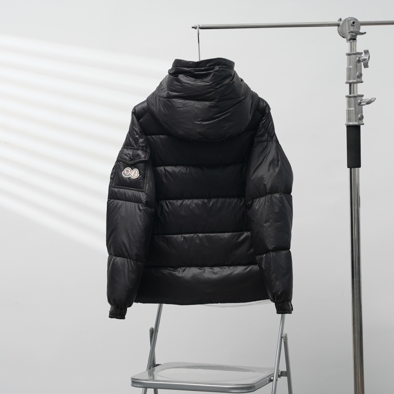 Moncler Down Jacket White Duck Down Black M-l-xl