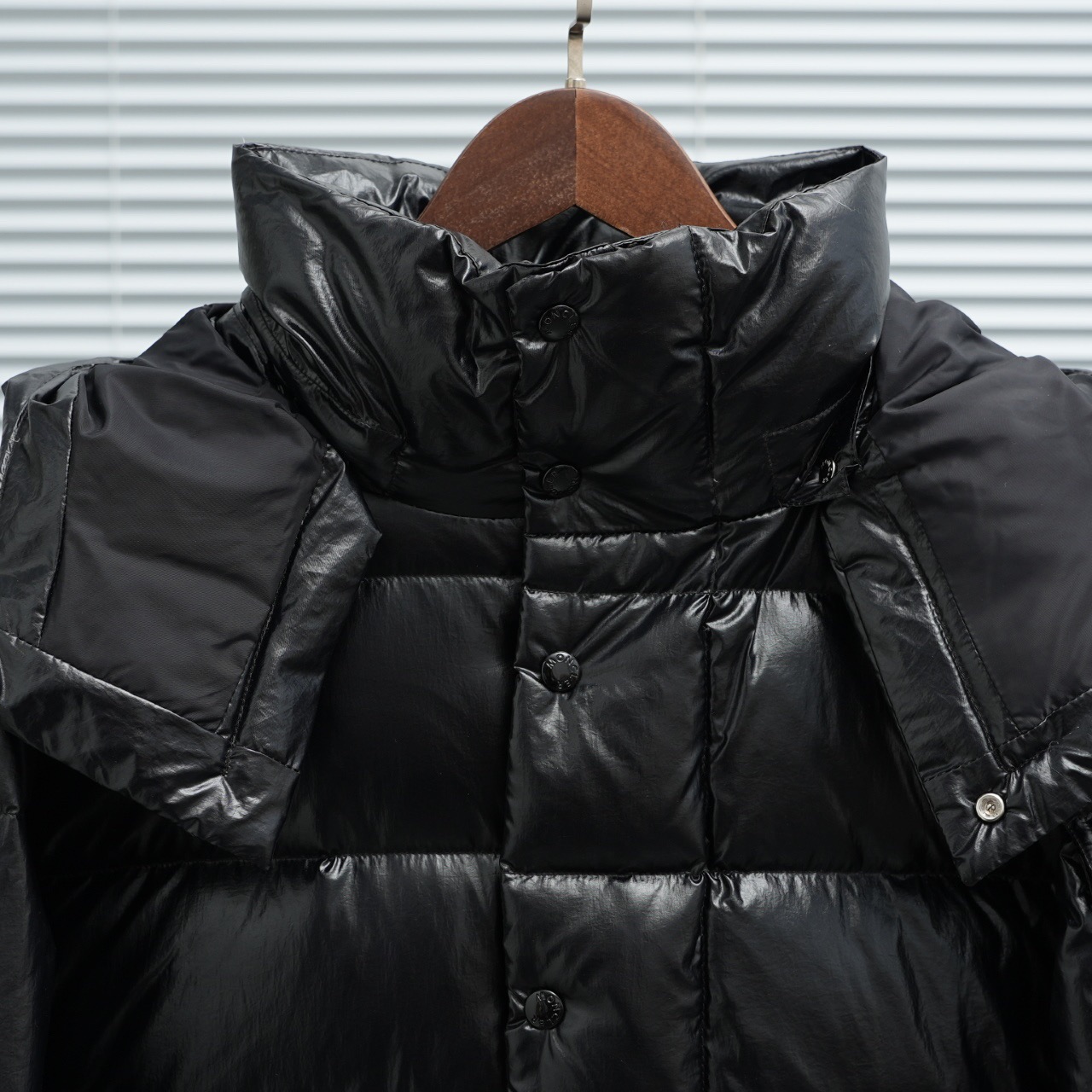 Moncler Down Jacket White Duck Down Black M-l-xl