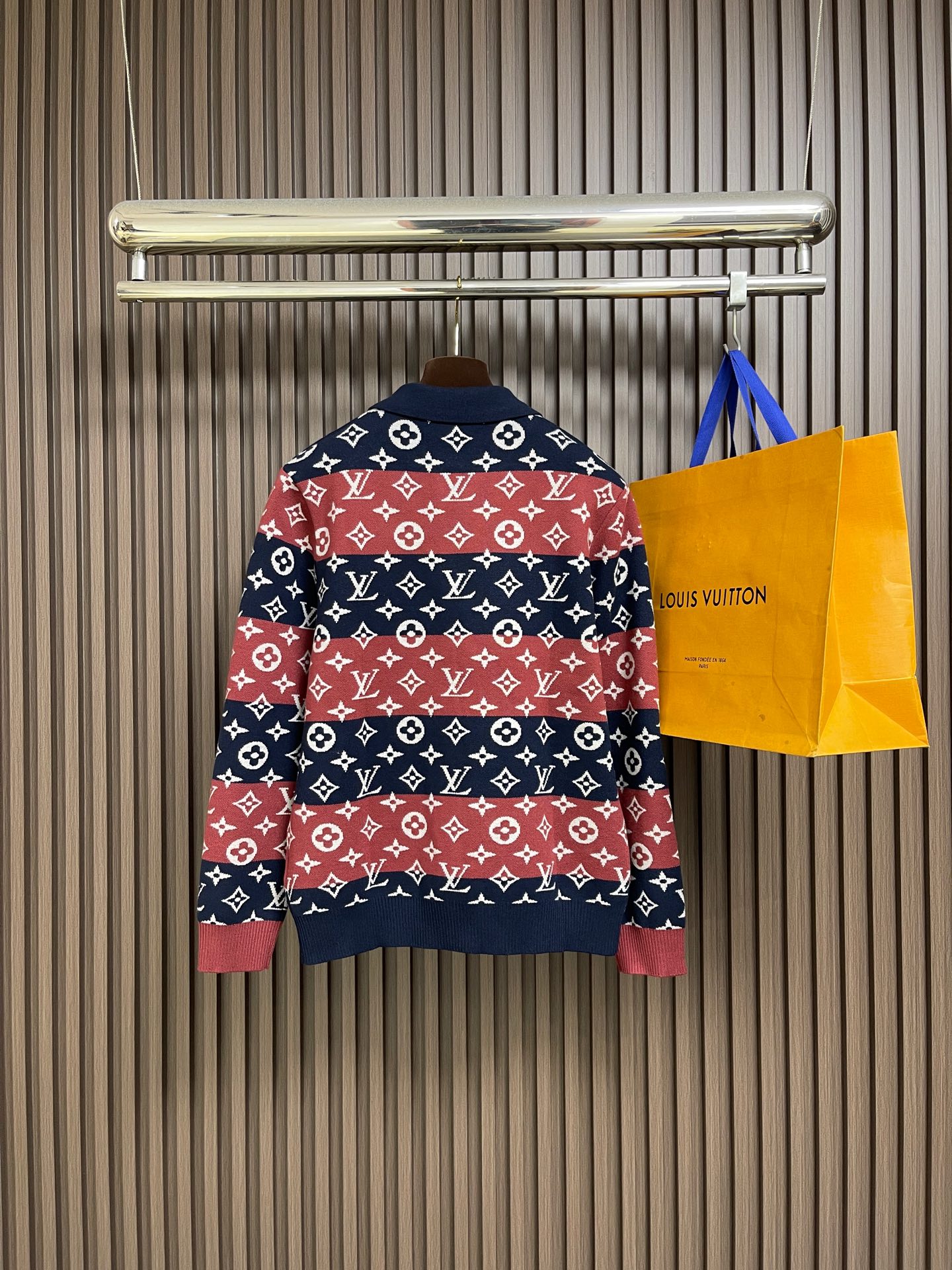 Louis Vuitton Couple Basic Clothing Knitted Striped S-m-l-xl