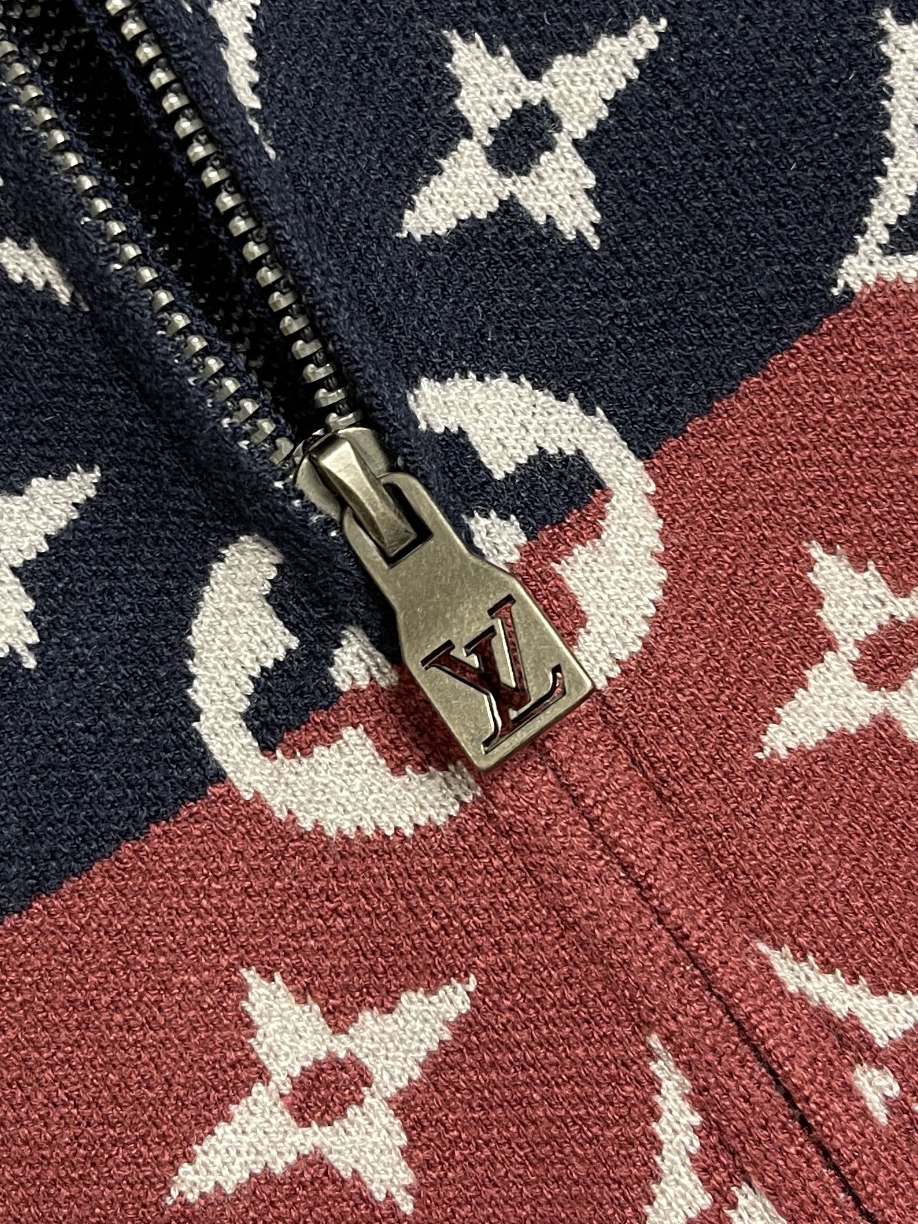 Louis Vuitton Couple Basic Clothing Knitted Striped S-m-l-xl