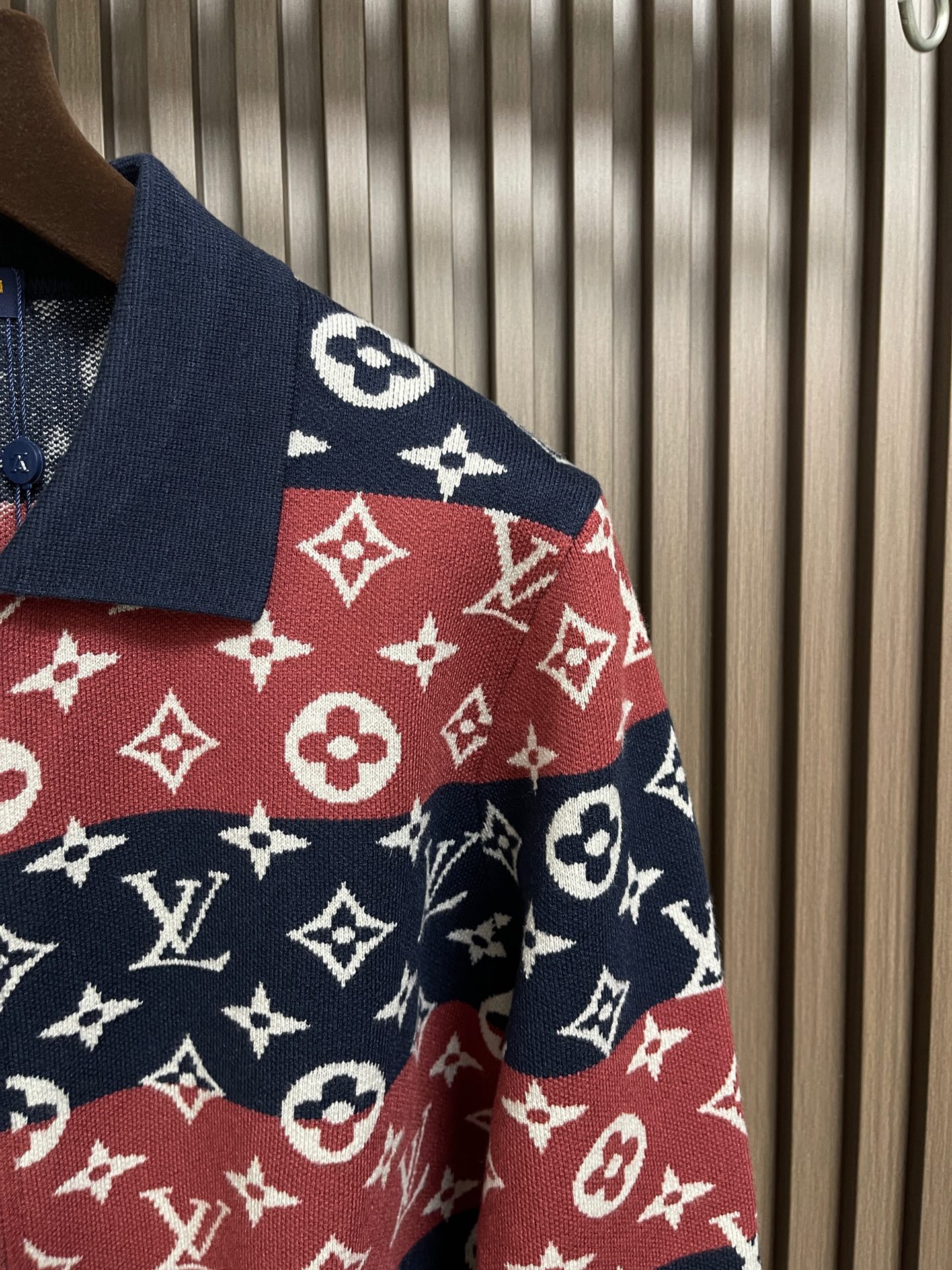 Louis Vuitton Couple Basic Clothing Knitted Striped S-m-l-xl