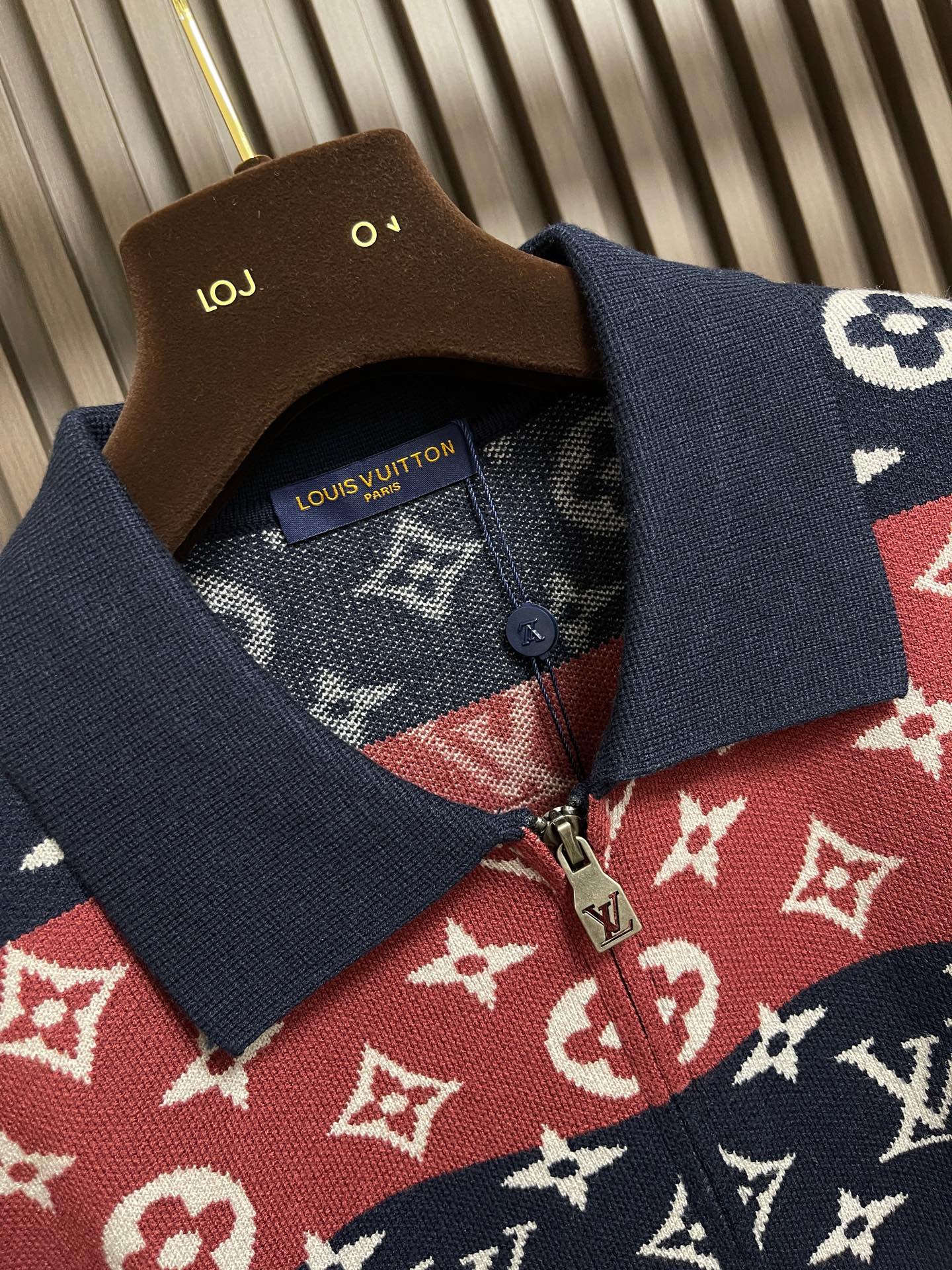 Louis Vuitton Couple Basic Clothing Knitted Striped S-m-l-xl