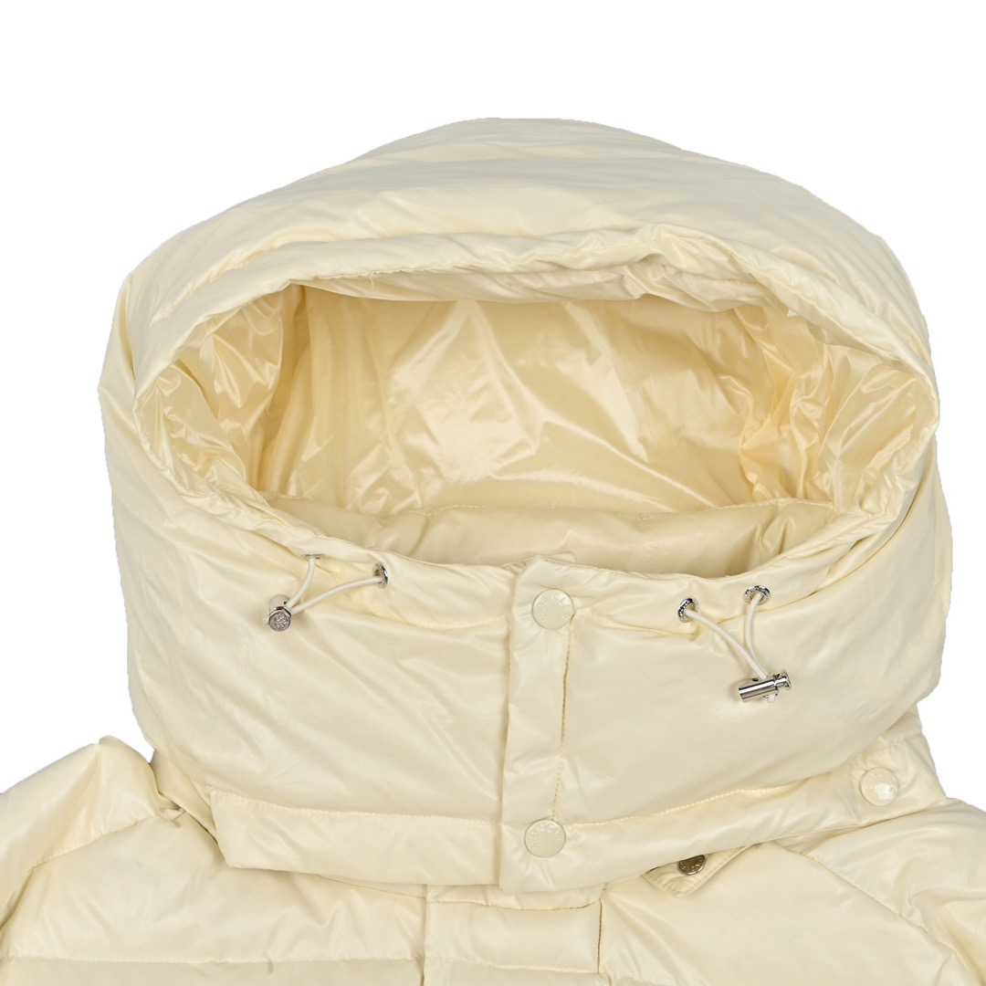 Moncler Down Jacket White Duck Down Black M-l-xl