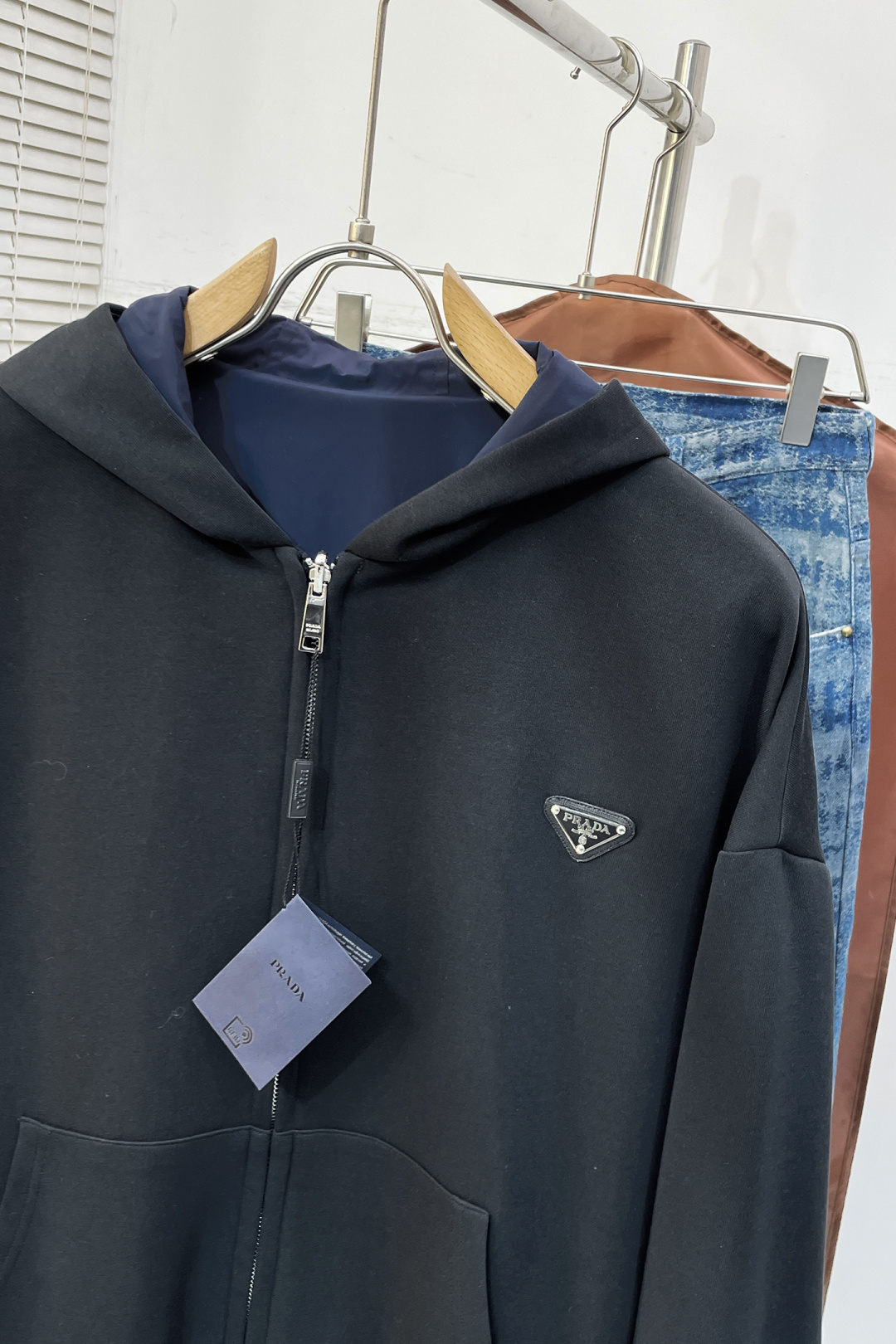 Prada Hoodie Hooded S-l-xl