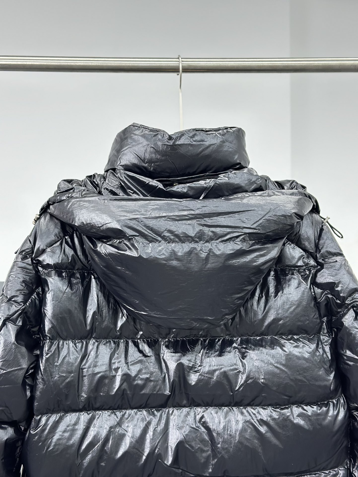 Moncler Down Jacket White Duck Down Black M-l-xl