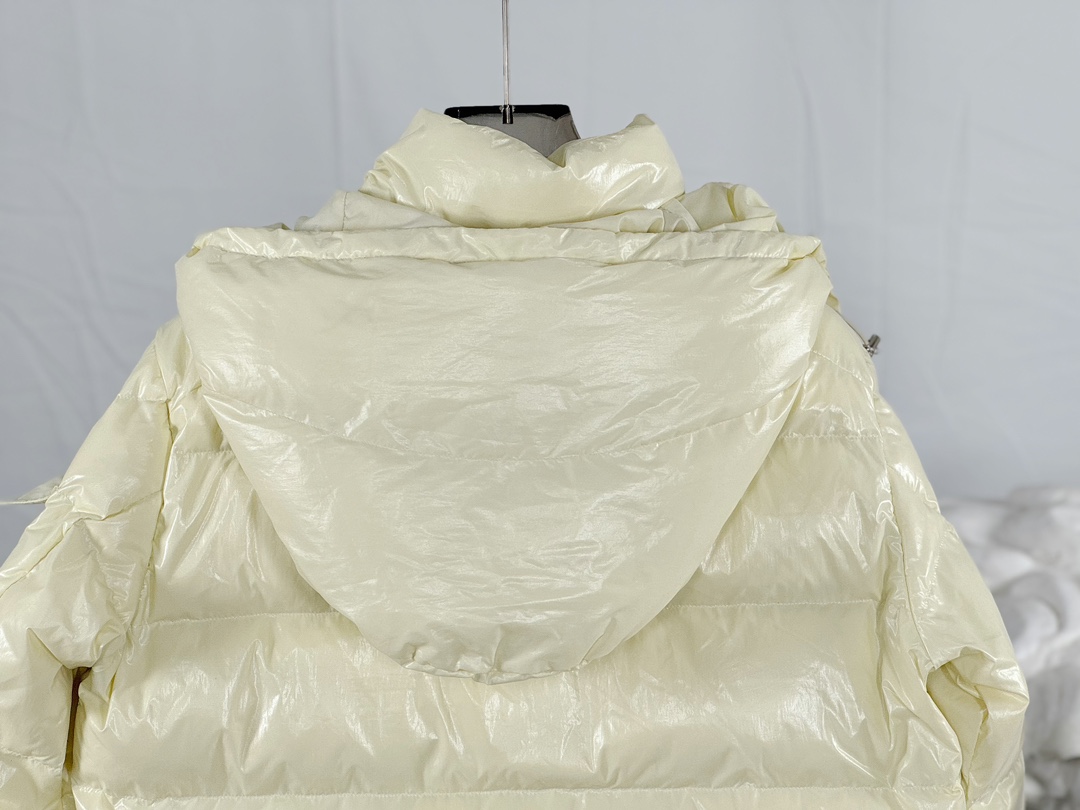 Moncler Down Jacket White Duck Down Black M-l-xl