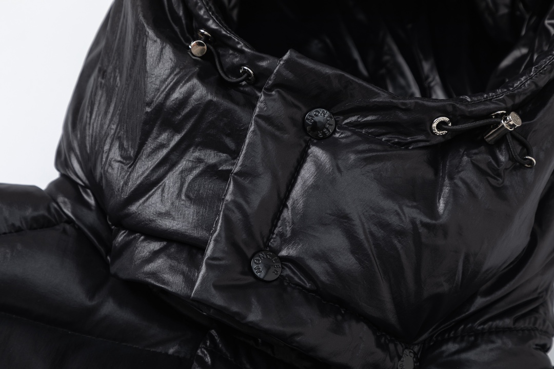 Moncler Down Jacket White Duck Down Black M-l-xl