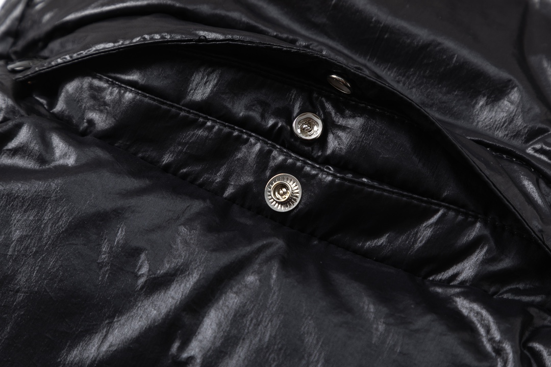 Moncler Down Jacket White Duck Down Black M-l-xl