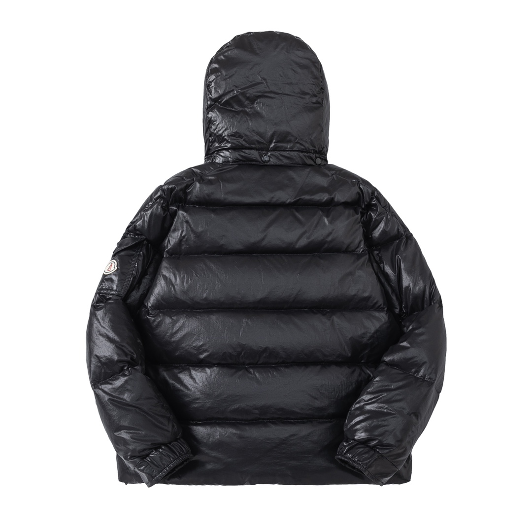 Moncler Down Jacket White Duck Down Black M-l-xl