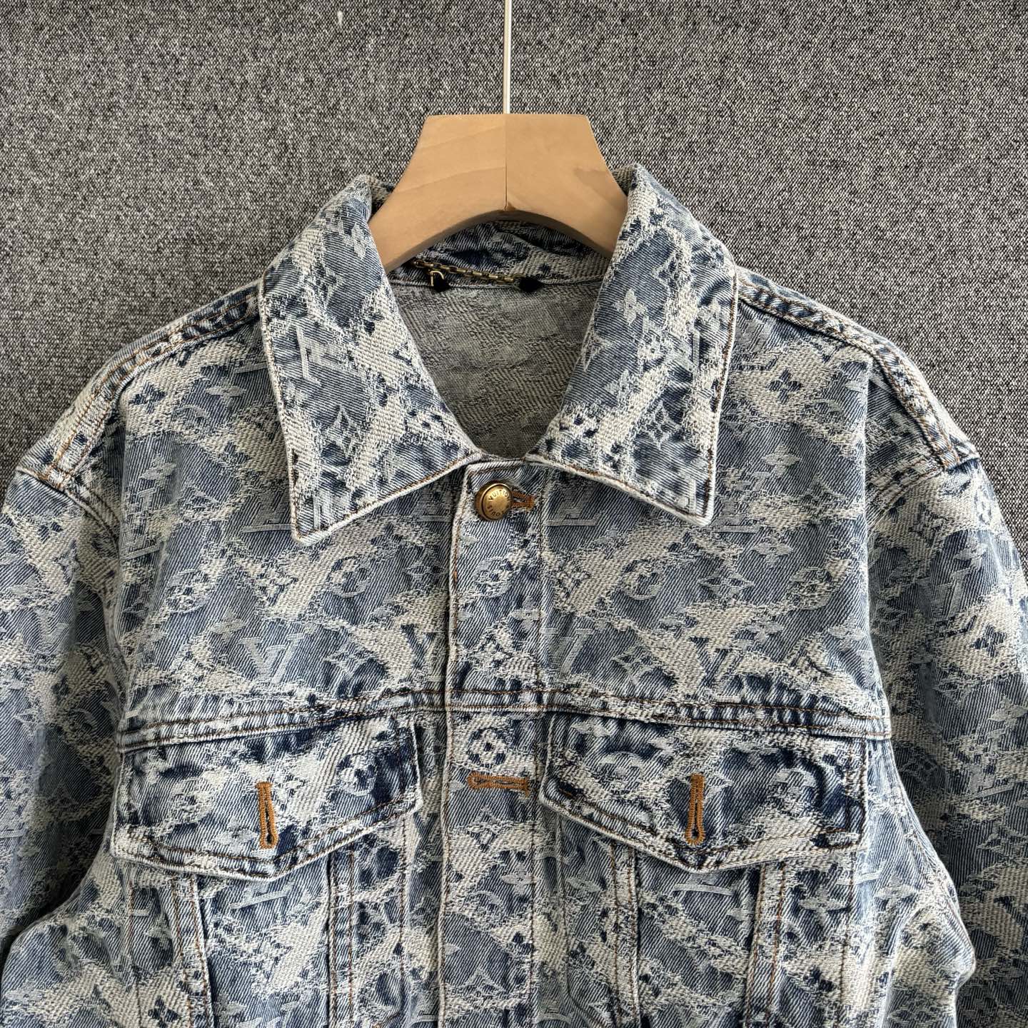 Louis Vuitton Couple Jacket Blue S-m-l-xl