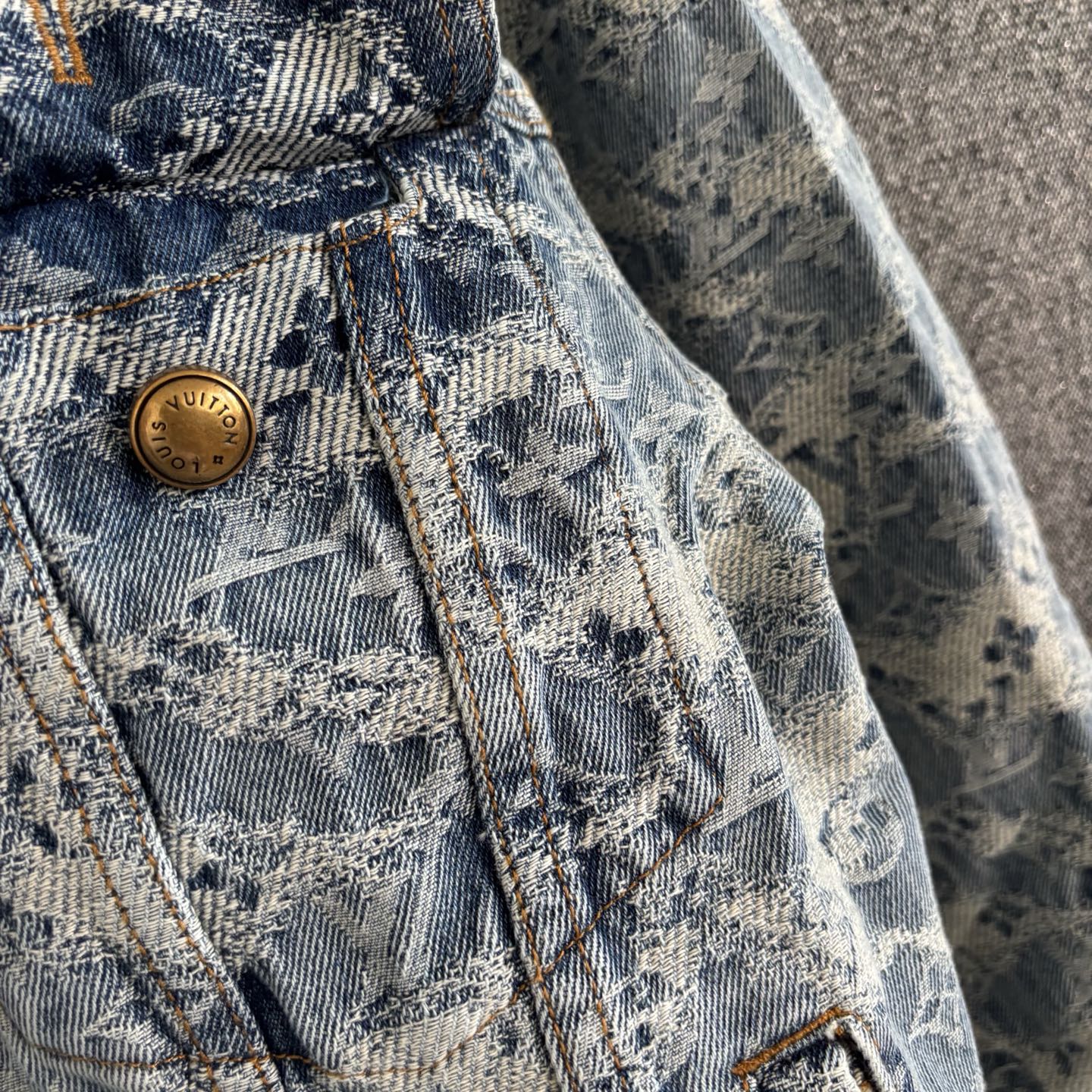 Louis Vuitton Couple Jacket Blue S-m-l-xl