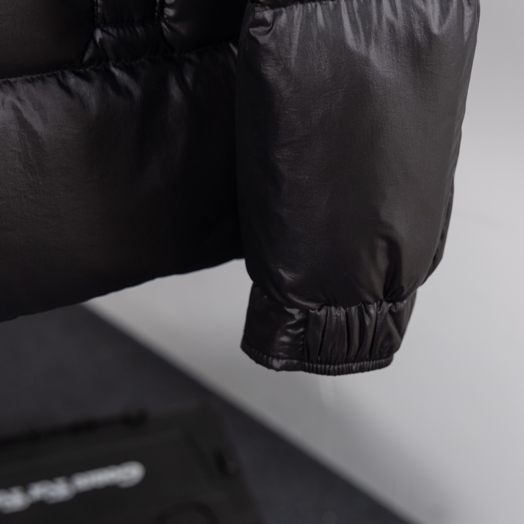 Moncler Down Jacket White Duck Down Black M-l-xl