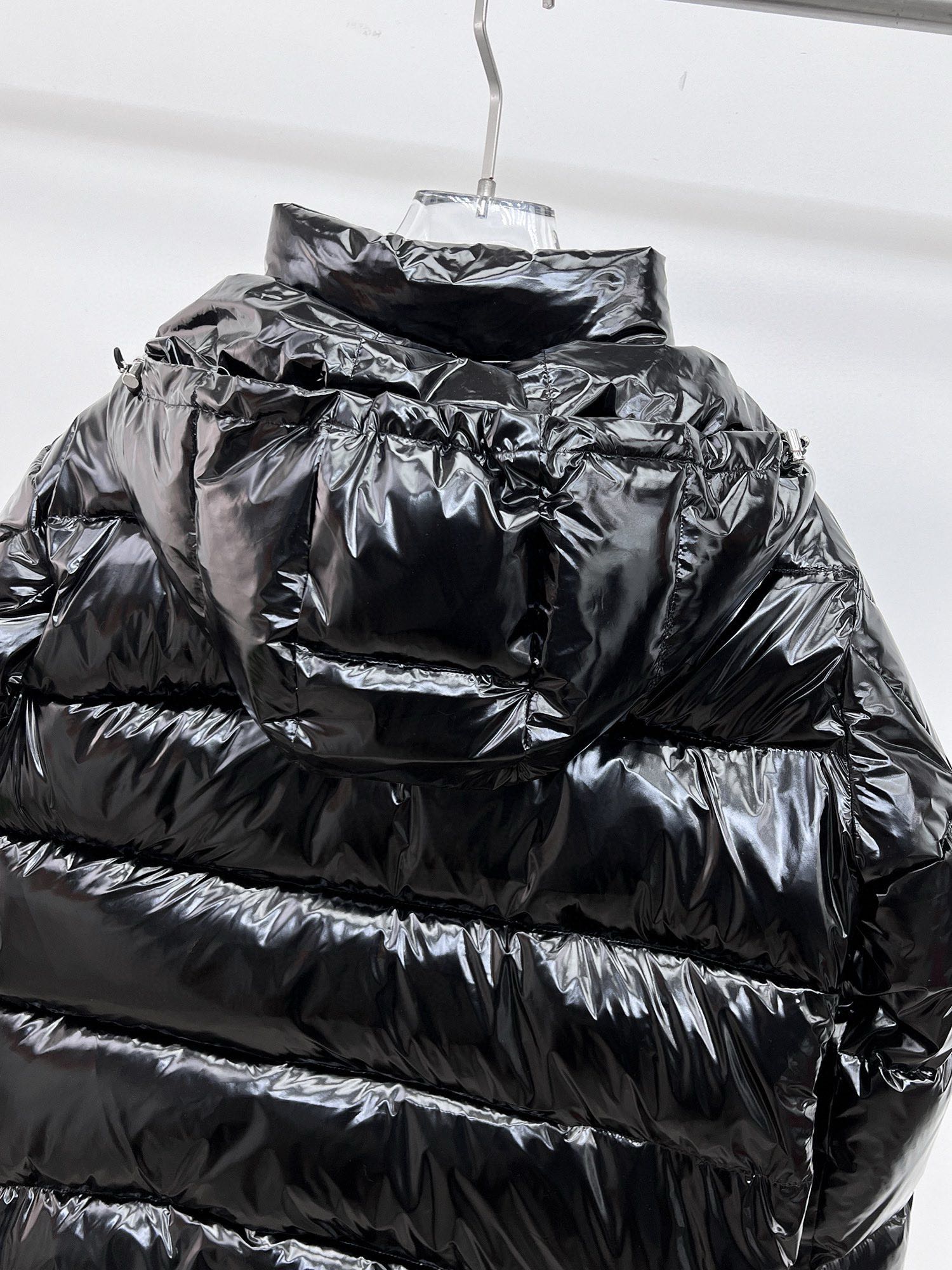Moncler Down Jacket White Duck Down Black M-l-xl