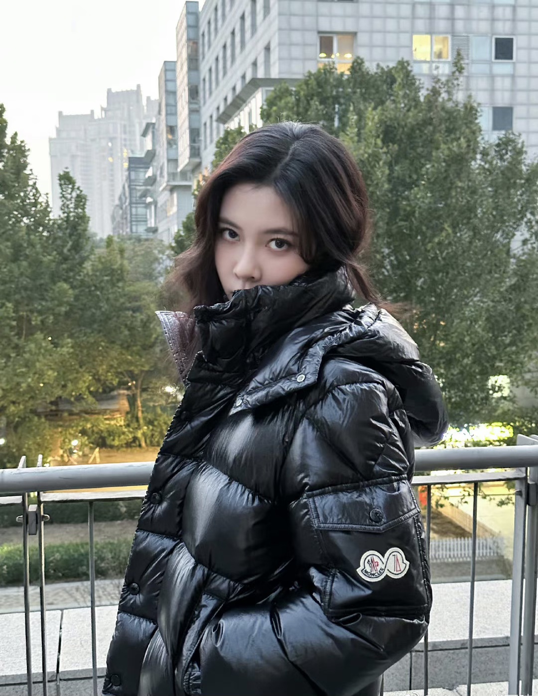 Moncler Down Jacket White Duck Down Black M-l-xl