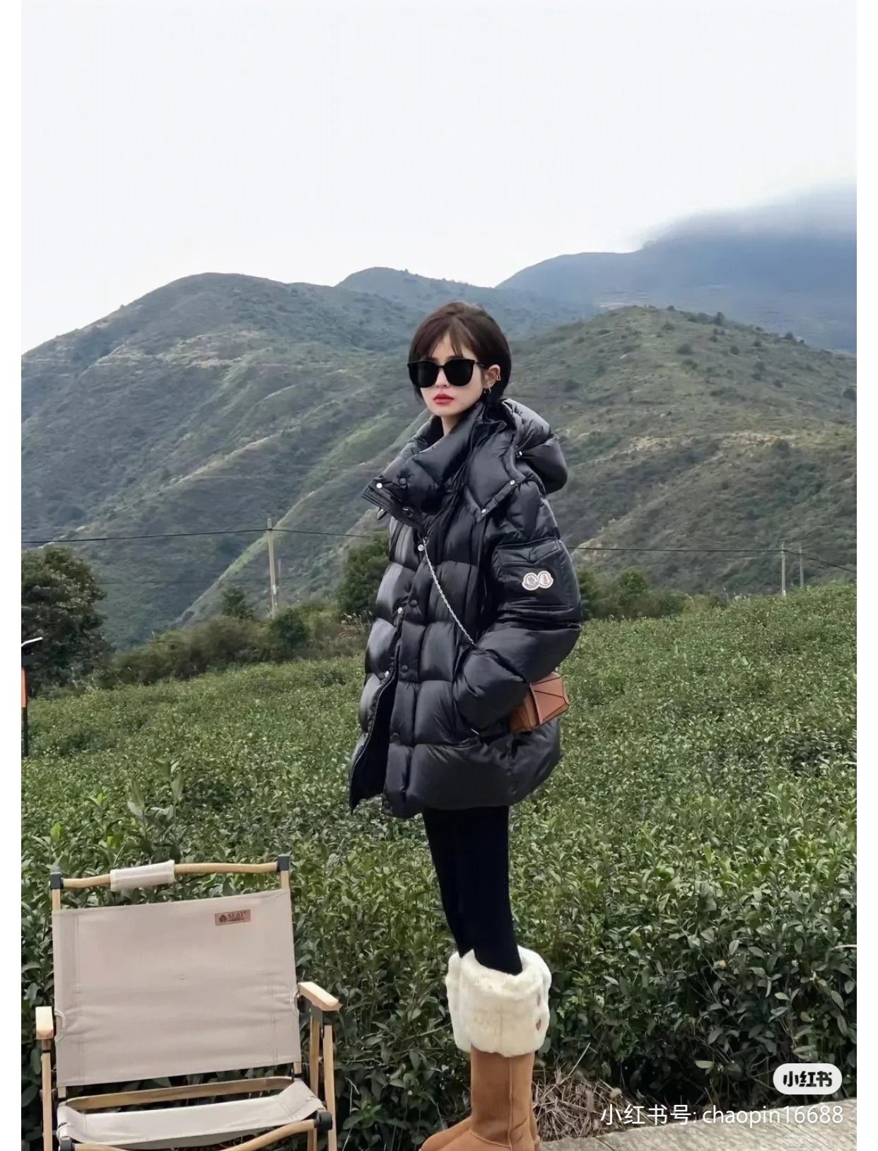 Moncler Down Jacket White Duck Down Black M-l-xl