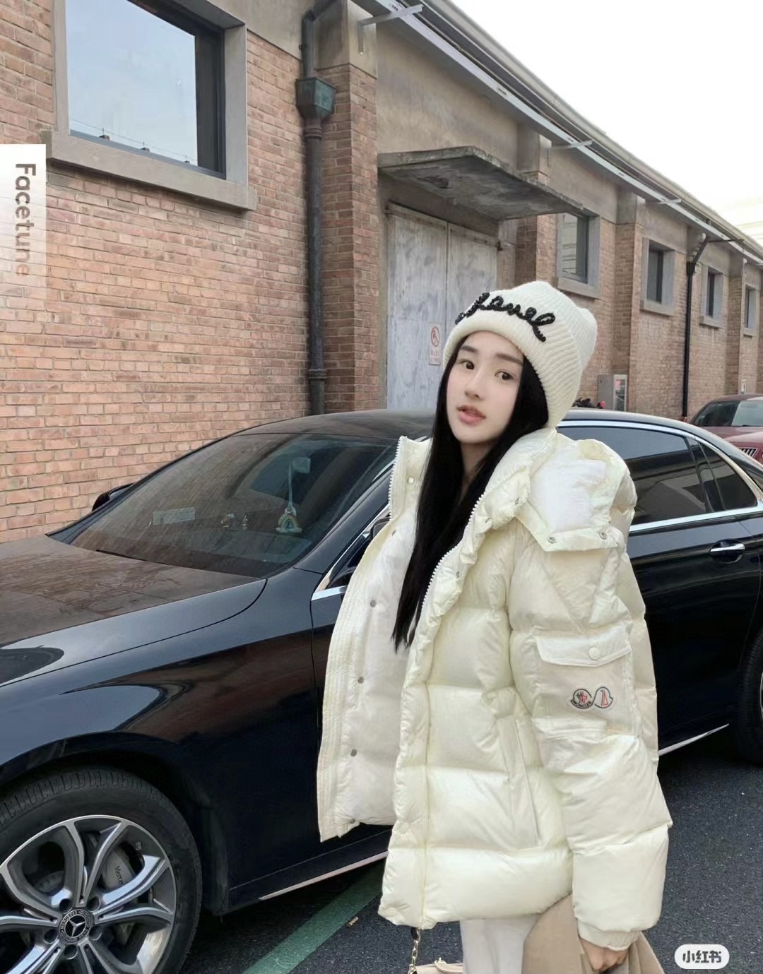 Moncler Down Jacket White Duck Down Black M-l-xl