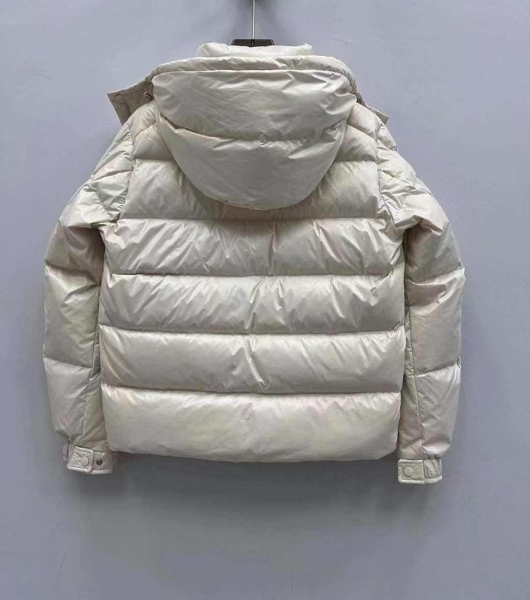 Moncler Down Jacket White Duck Down Black M-l-xl