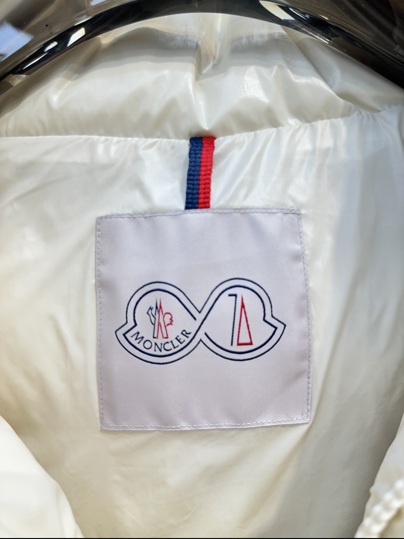 Moncler Down Jacket White Duck Down Black M-l-xl