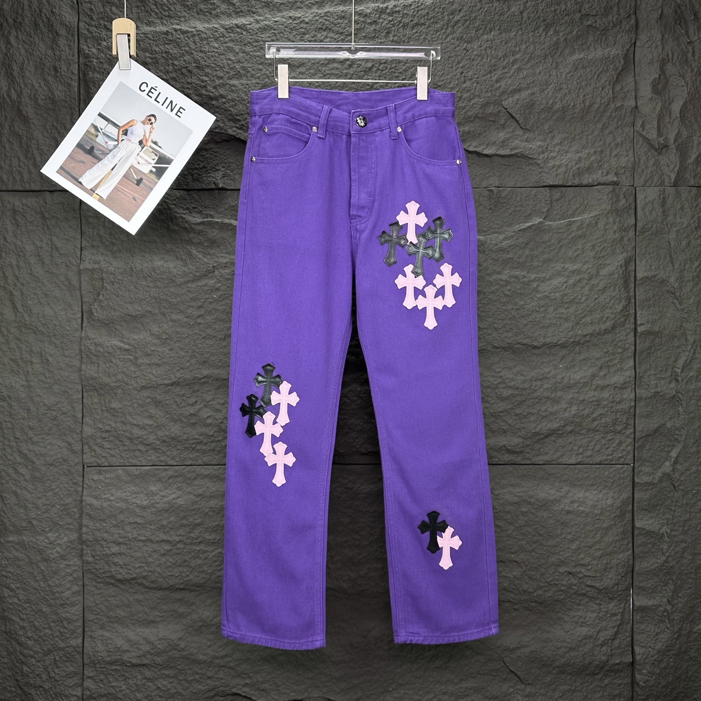 Chrome Hearts Couple Jeans Loose Fit