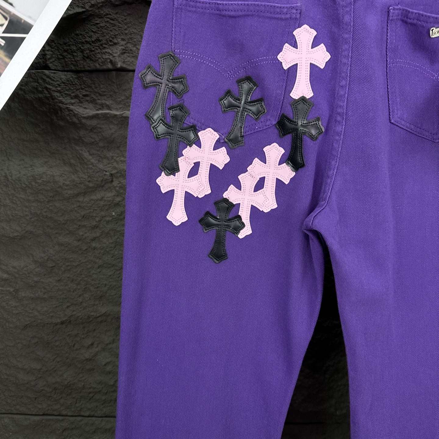 Chrome Hearts Couple Jeans Loose Fit