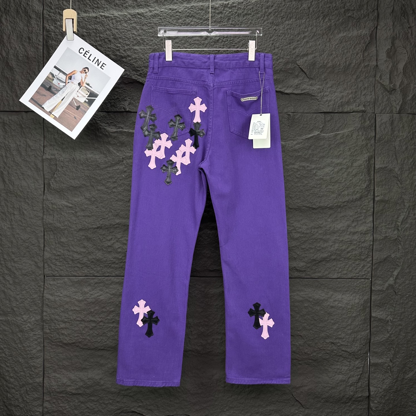 Chrome Hearts Couple Jeans Loose Fit