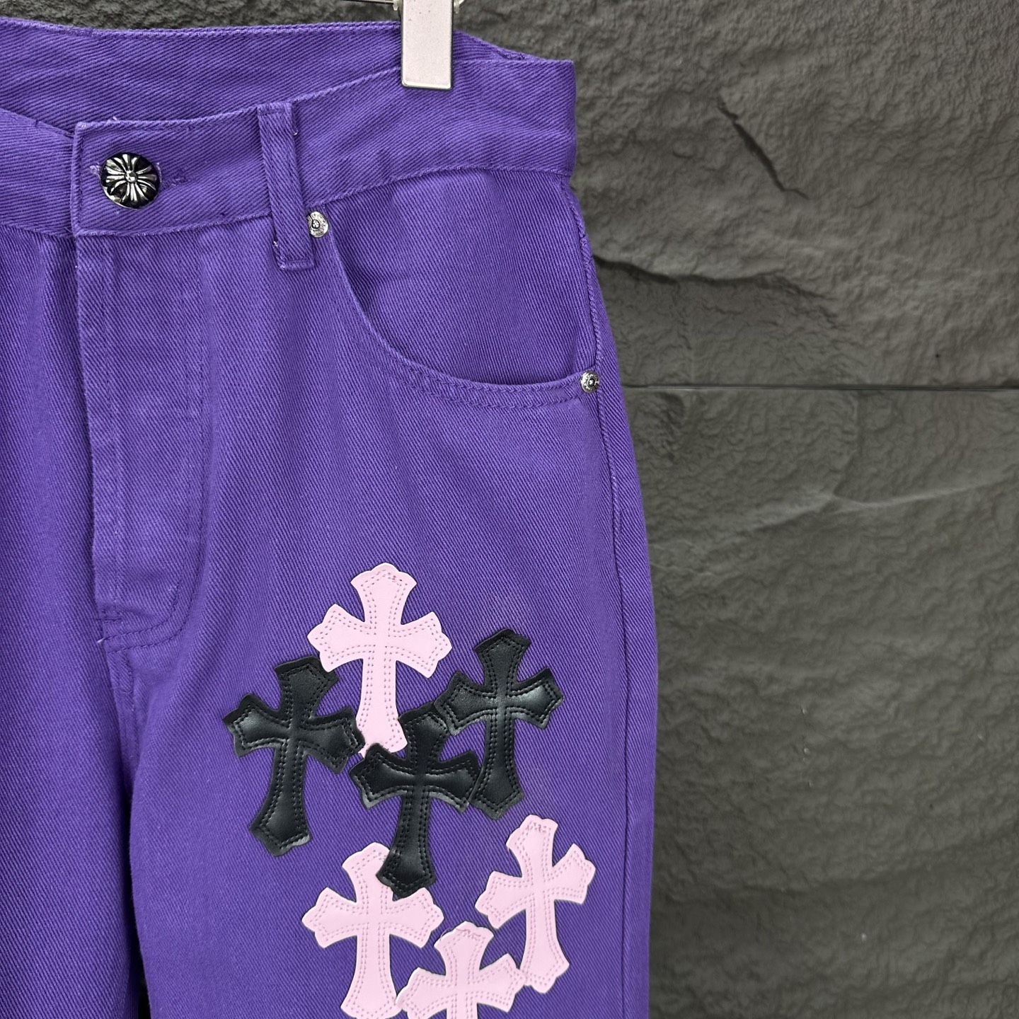 Chrome Hearts Couple Jeans Loose Fit