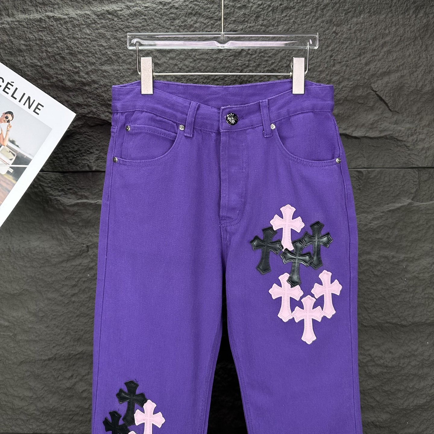 Chrome Hearts Couple Jeans Loose Fit