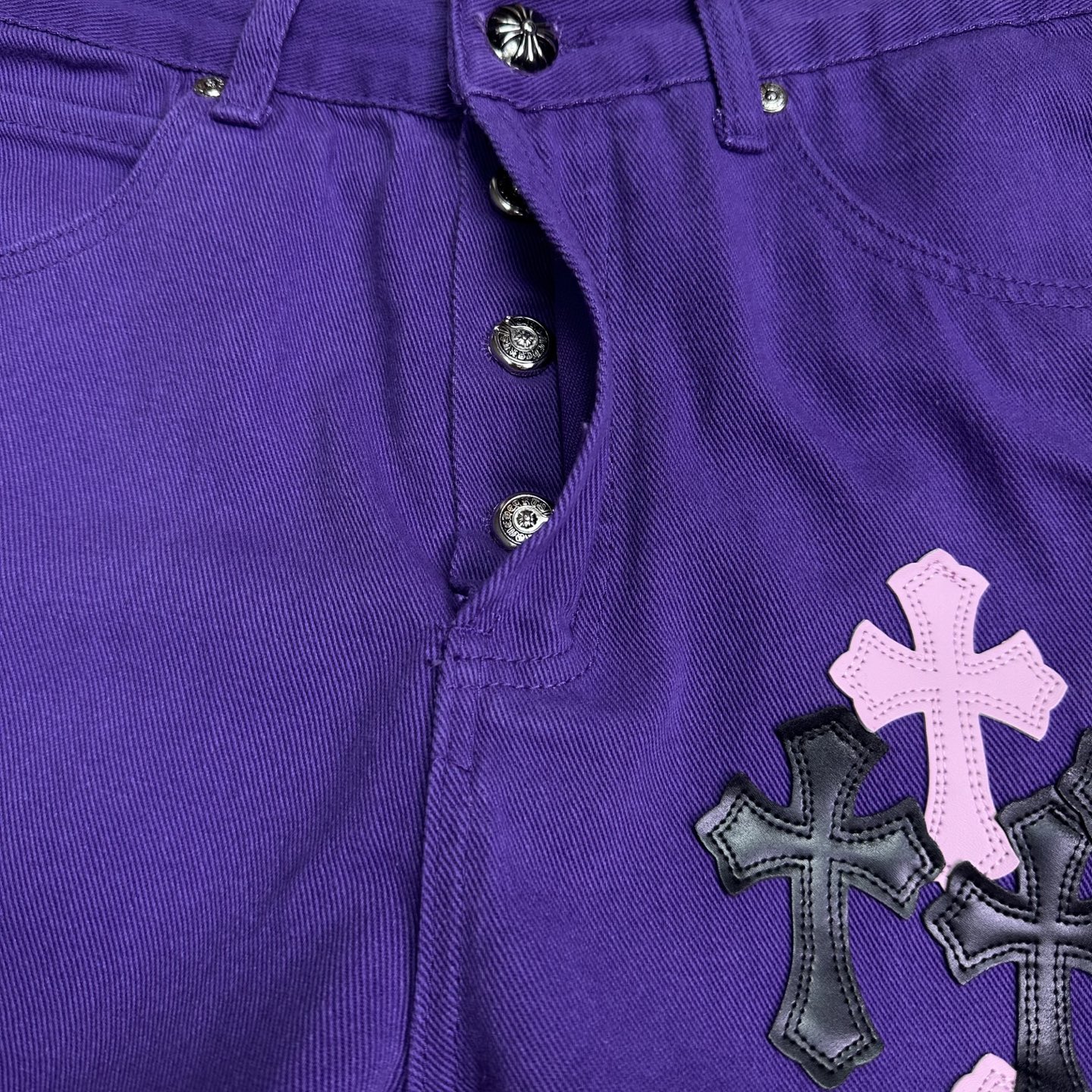 Chrome Hearts Couple Jeans Loose Fit
