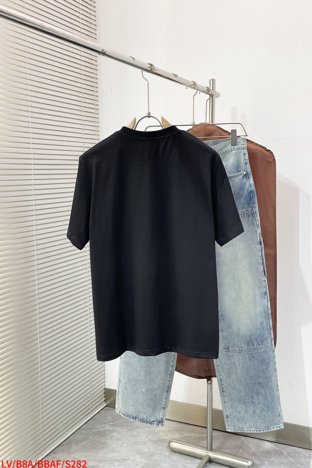 Louis Vuitton Male Basic Clothing Cotton Black S-l-xxl