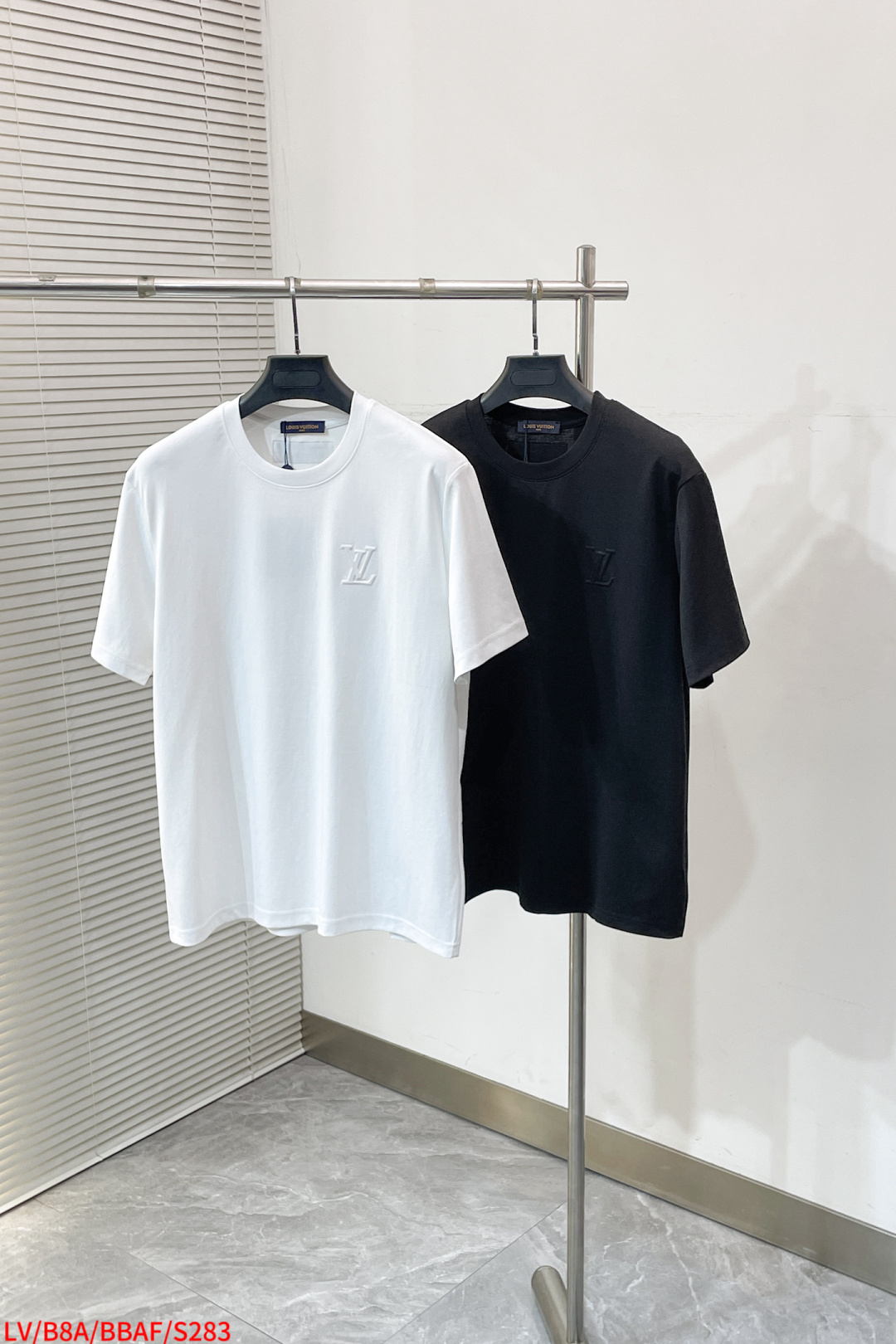 Louis Vuitton Couple Basic Clothing Black S-l-xl