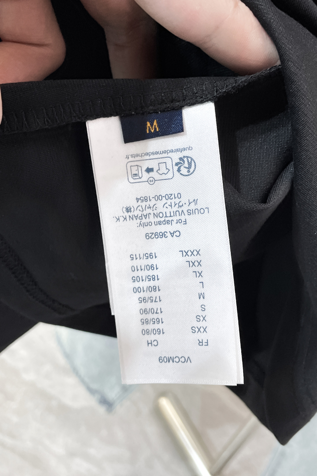 Louis Vuitton Couple Basic Clothing Black S-l-xl