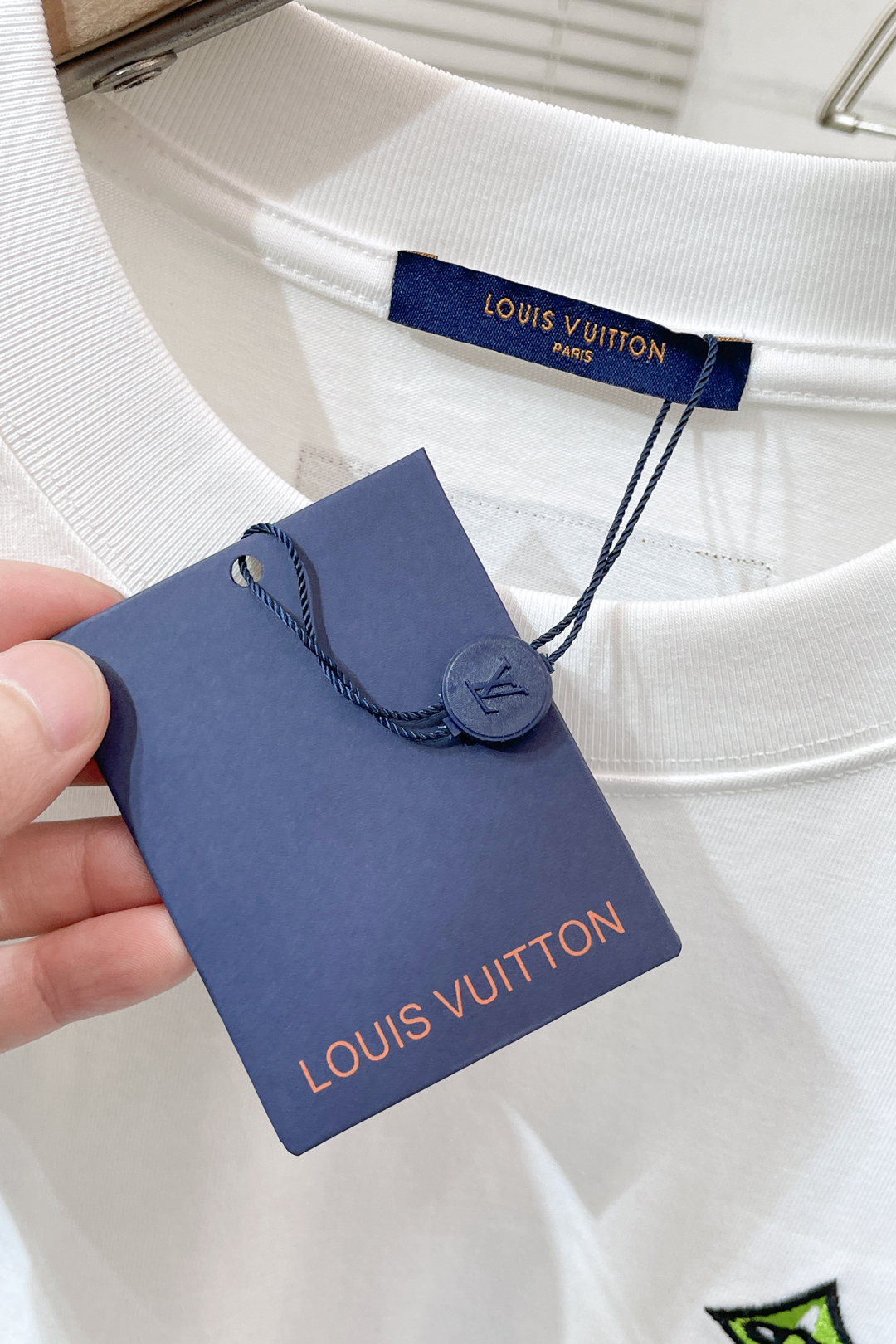 Louis Vuitton Couple Basic Clothing Cotton Black Loose Fit S-l-xl
