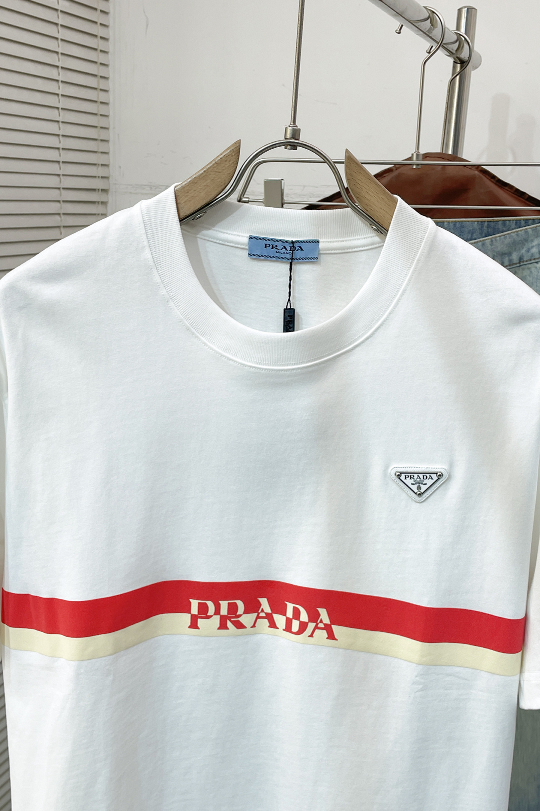 Prada Basic Clothing Cotton Black Printed S-l-xl