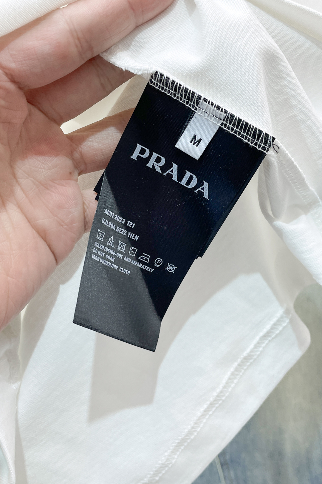 Prada Basic Clothing Cotton Black Printed S-l-xl