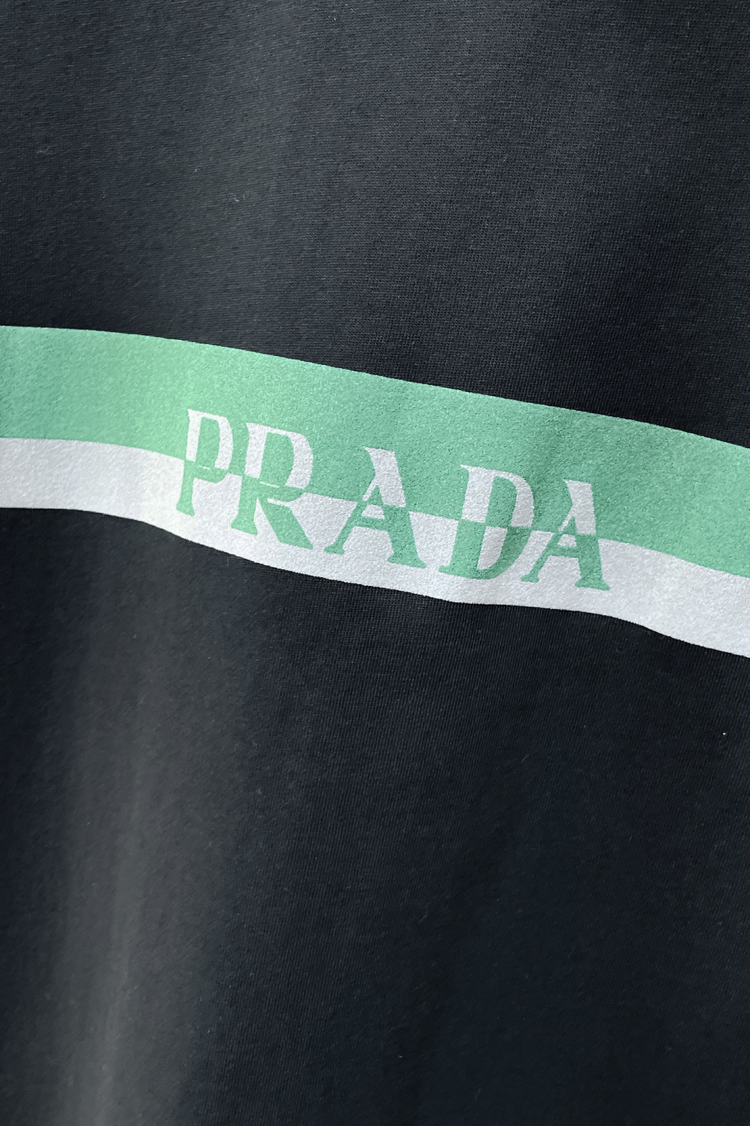 Prada Basic Clothing Cotton Black Printed S-l-xl